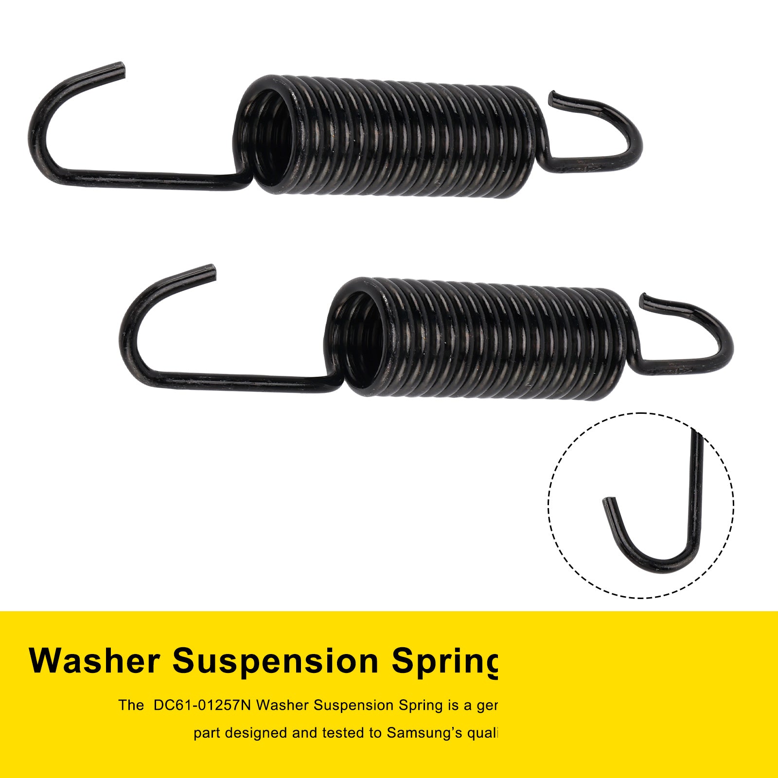 2PC DC61-01257N Washer Suspension Spring For Samsung Replaces 592-49396 592-49474