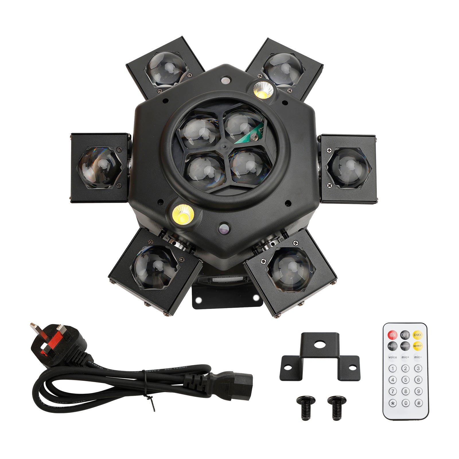10 LED RGBW Moving Head Strobe Light Laser Stage Lighting Beam DMX Dis