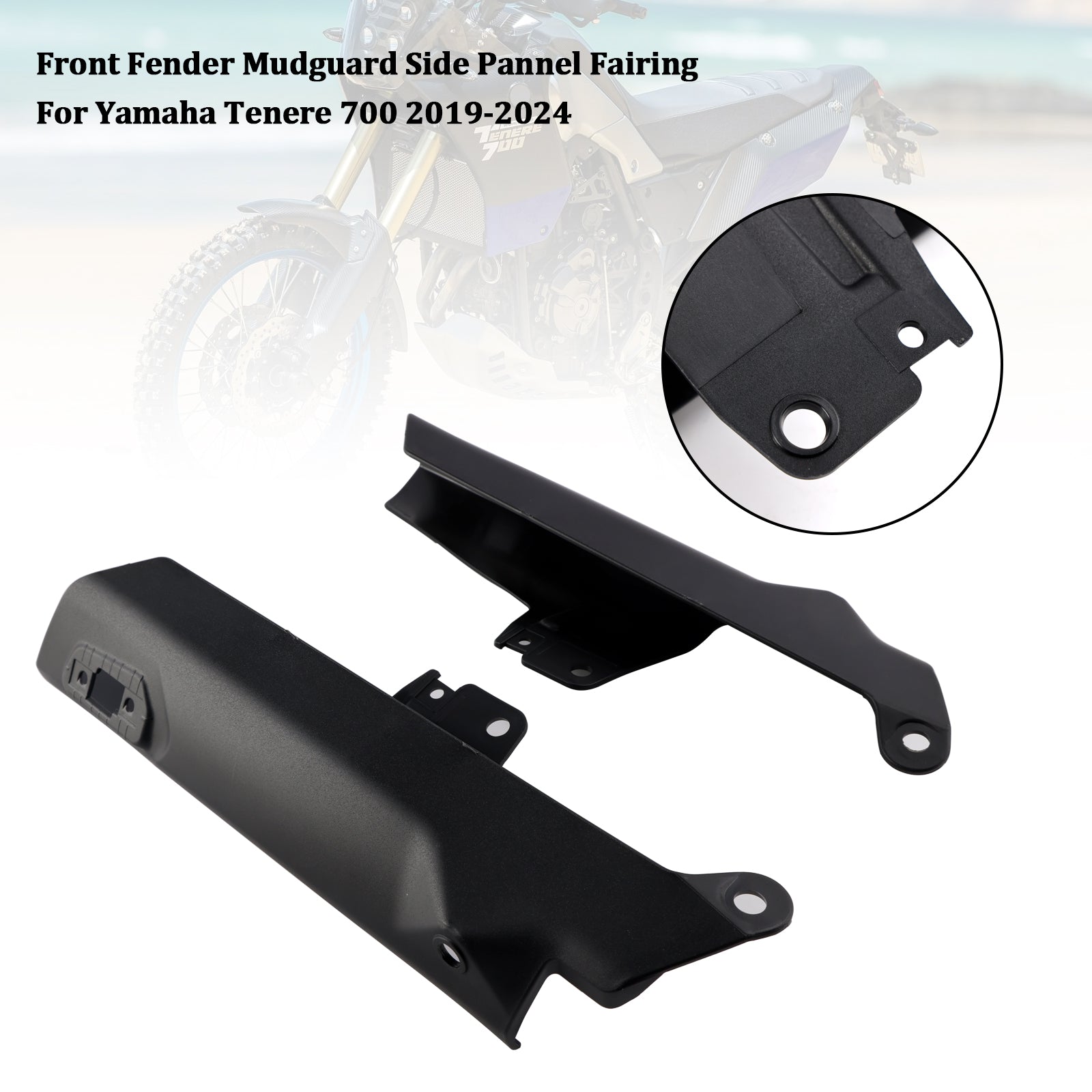 2019-2024 Yamaha Tenere 700 Frente Fender Painel Lateral Protetor de Protetor