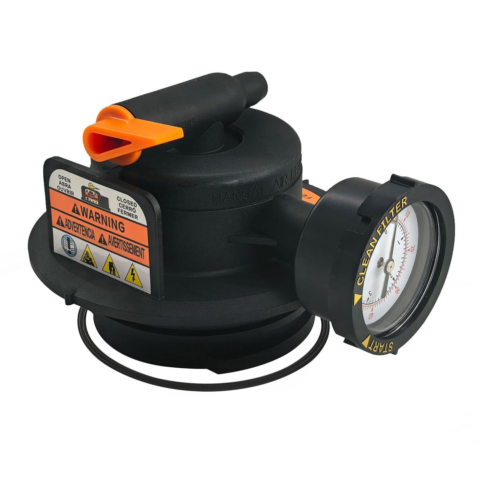 Manuell luftavlastningsenhet DEX2420MAR2 for patronpoolfilter
