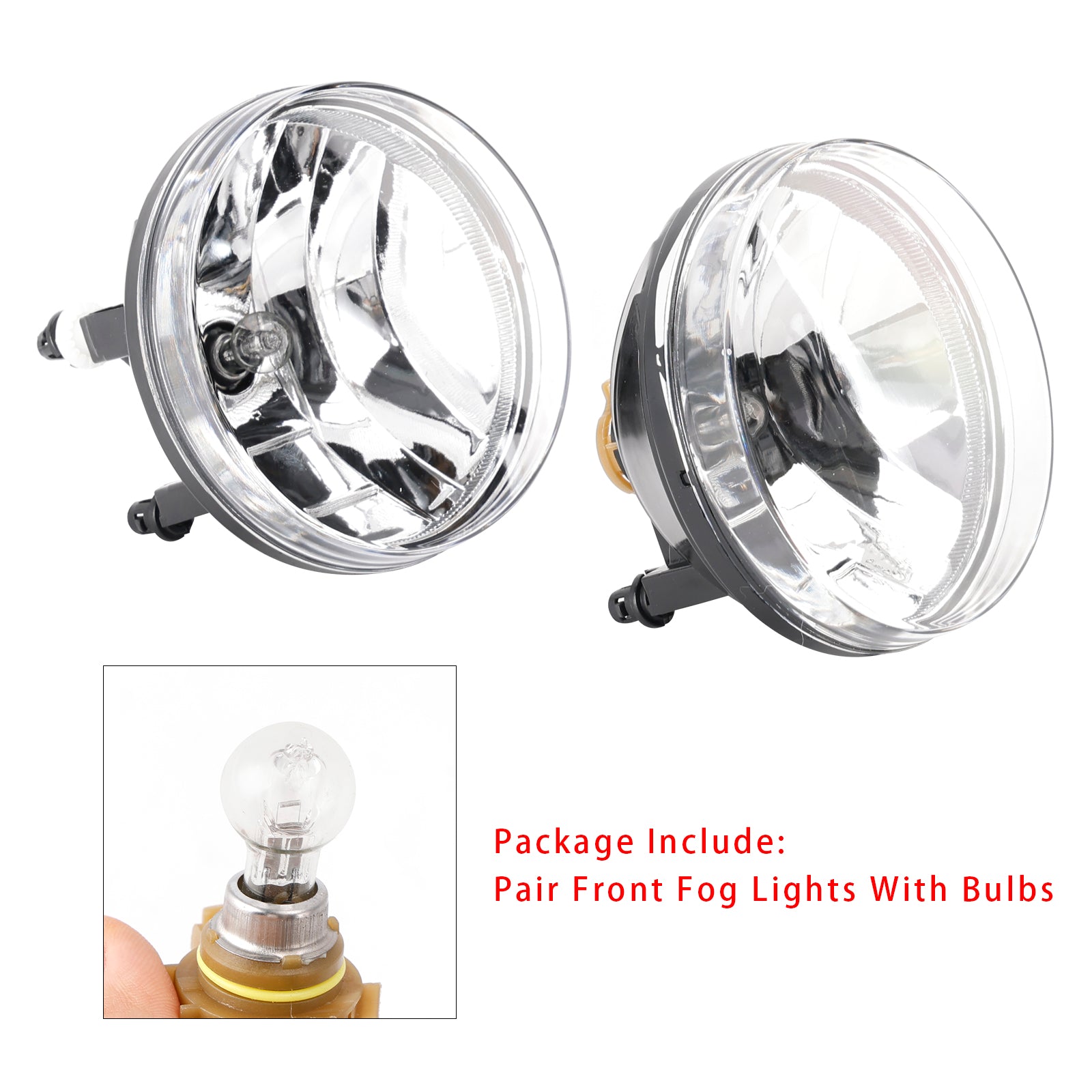 2007-2013 GMC Sierra 1500 par foran tåkelys lamper med pærer