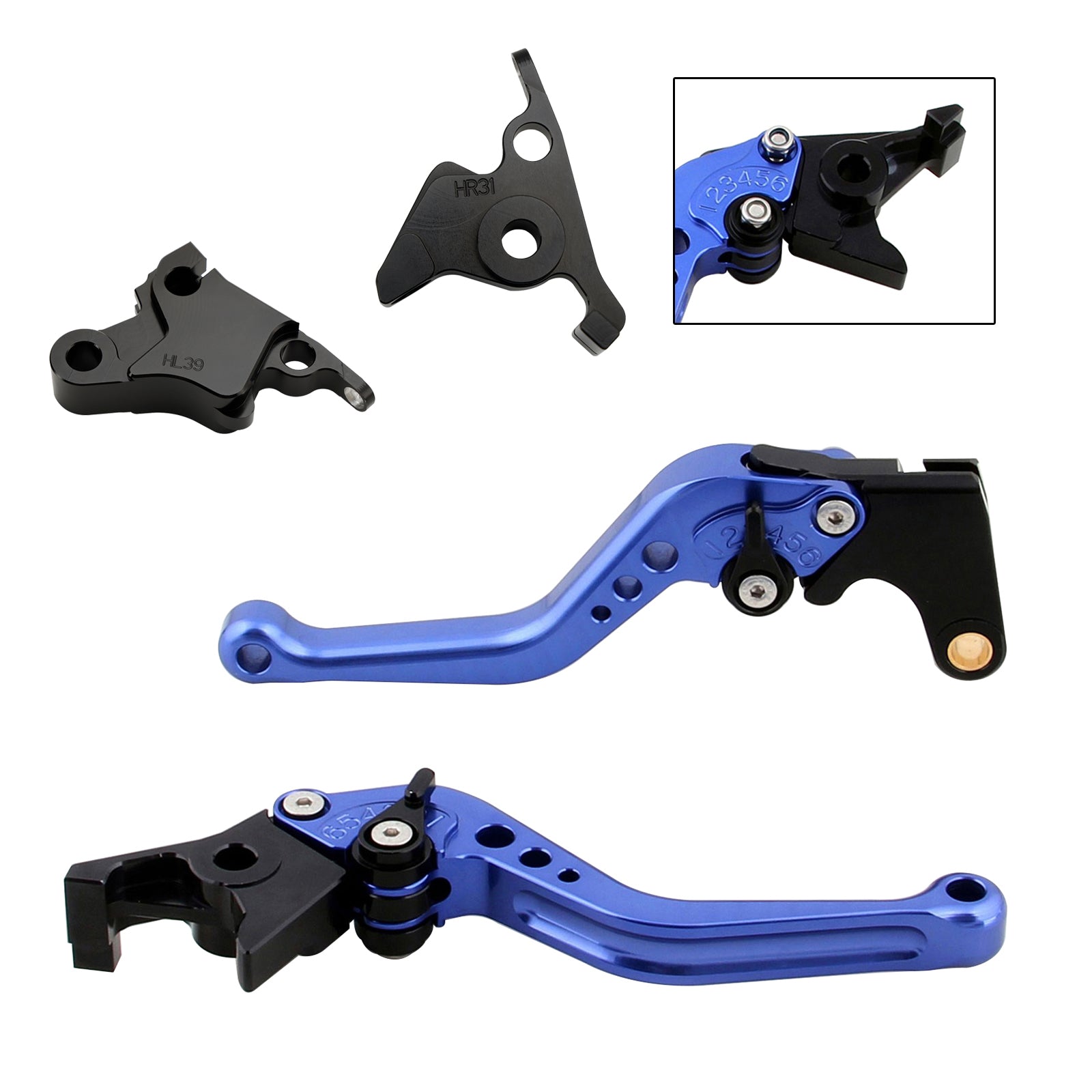 Nouveau levier de frein d'embrayage court adapté pour CFMOTO 450SS 450SR 21-23 450NK 23-24