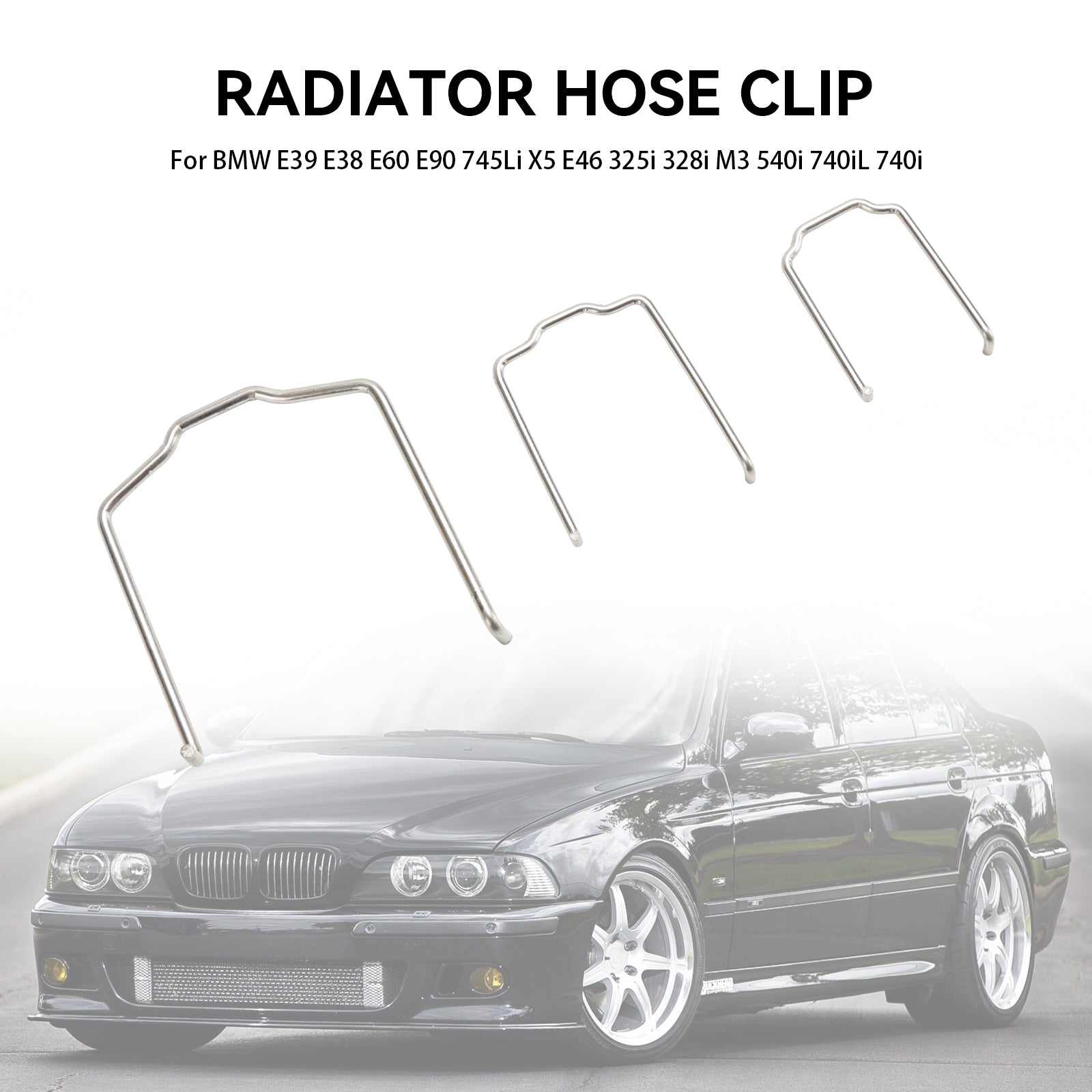 Clip de tuyau de radiateur pour BMW E39 E38 E60 E90 745Li X5 E46 325I 328I M3 540I 740Il