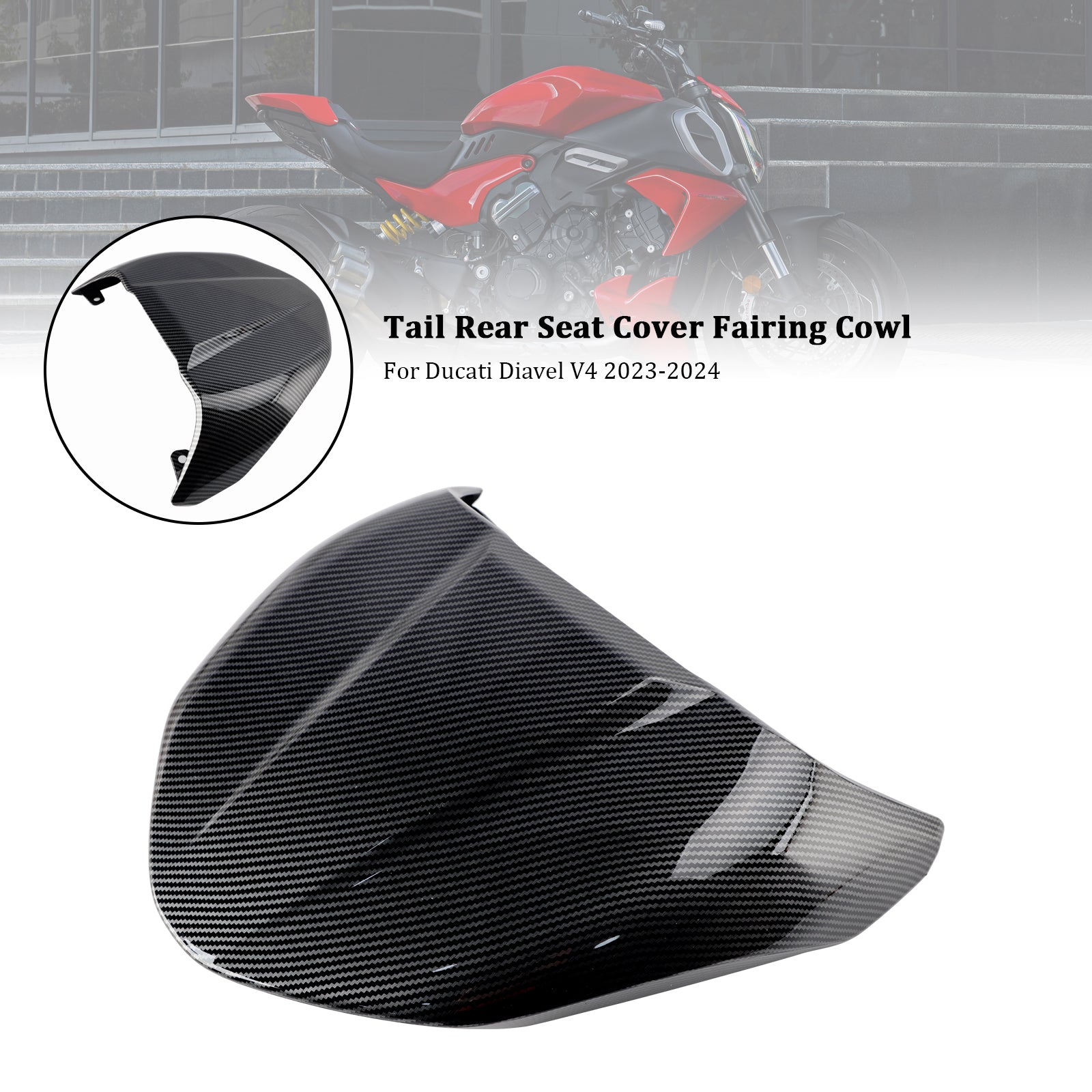 Capot de carénage de couverture de siège arrière Ducati Diavel V4 2023-2024