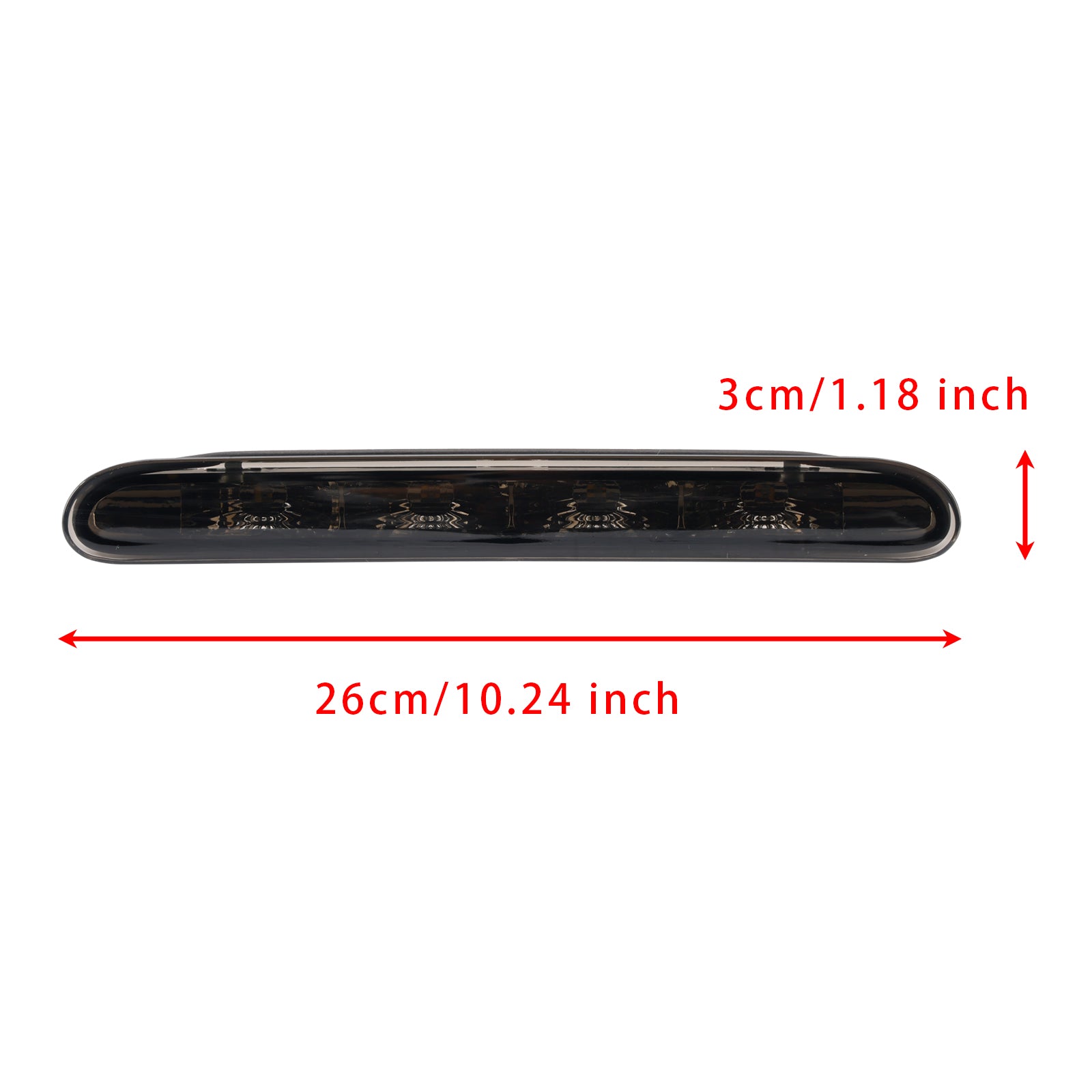 LED Rear Stop Brake Light 9811325980 For Citroen Jumpy Peugeot Expert Black
