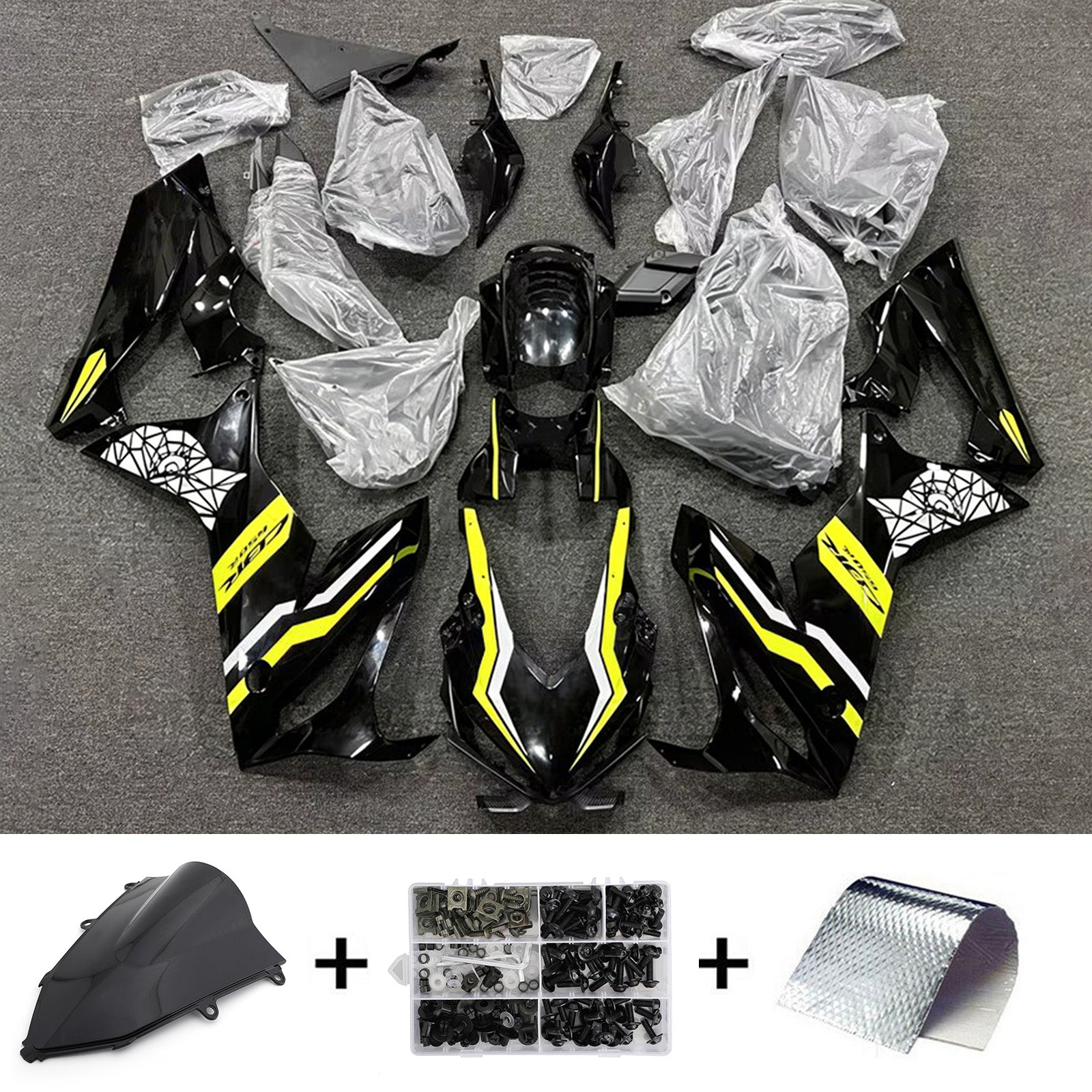 Injection Fairing Kit Bodywork Plastic ABS For Honda CBR650R 2019-2020