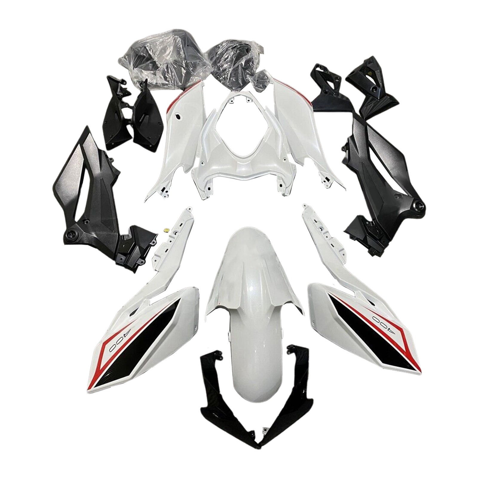 2018-2024 Kawasaki Z400 Amotopart Injection Fairing Kit Bodywork Plastic ABS #101