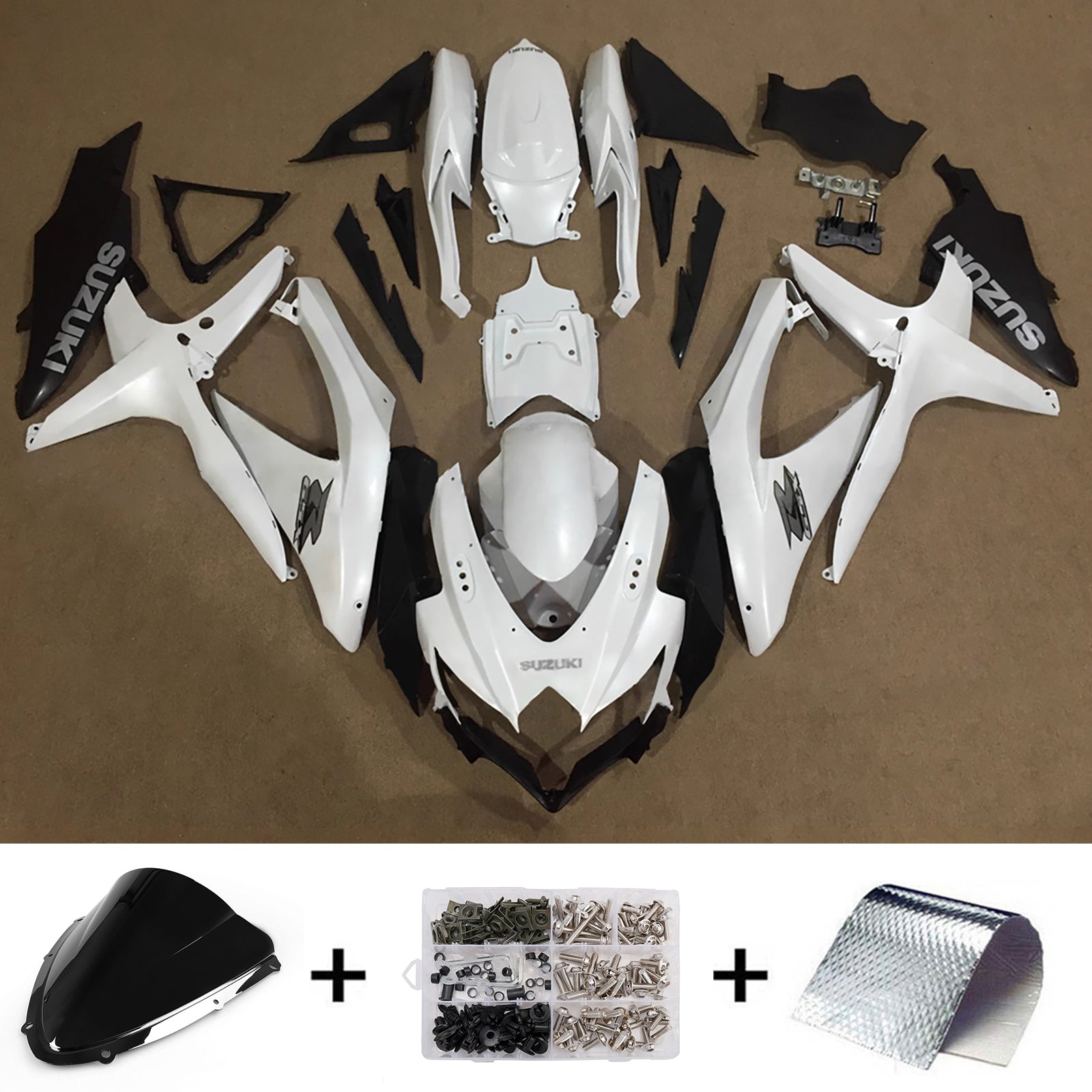 Injection Fairing Kit Bodywork Plastic ABS For Suzuki GSXR 600/750 2008-2010 K8