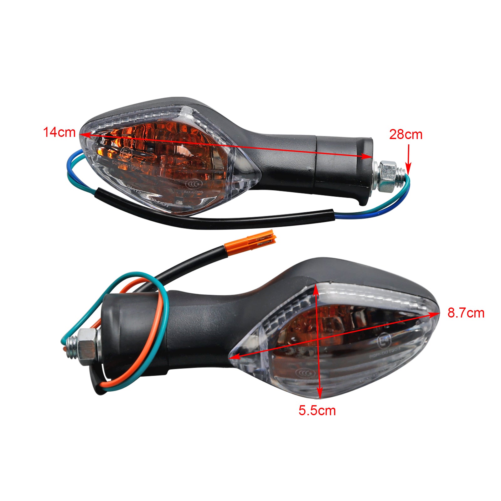 Turn Signal Lights Indicator Lamp For Honda CBR500 CBR650F CTX700 MSX125