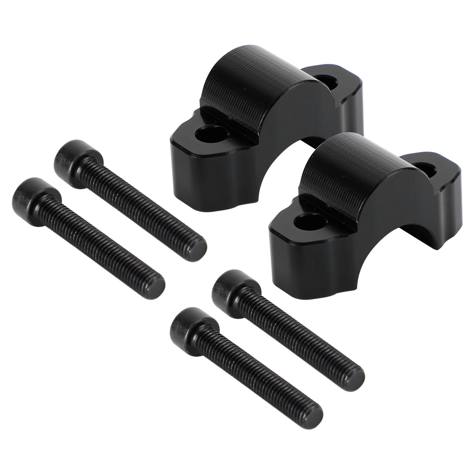 2019 - 2023 Yamaha Tenere 700 Aluminum Handlebar Risers 20 mm - Black