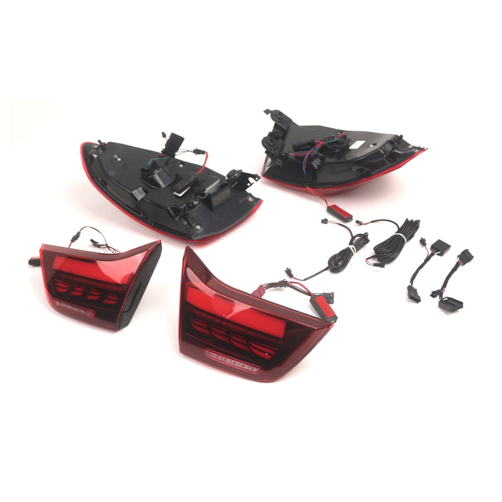 L&R Röda LED-bakljus Bakljusenhet För BMW 4 M4 GTS F32 F33 F82 F36 F83