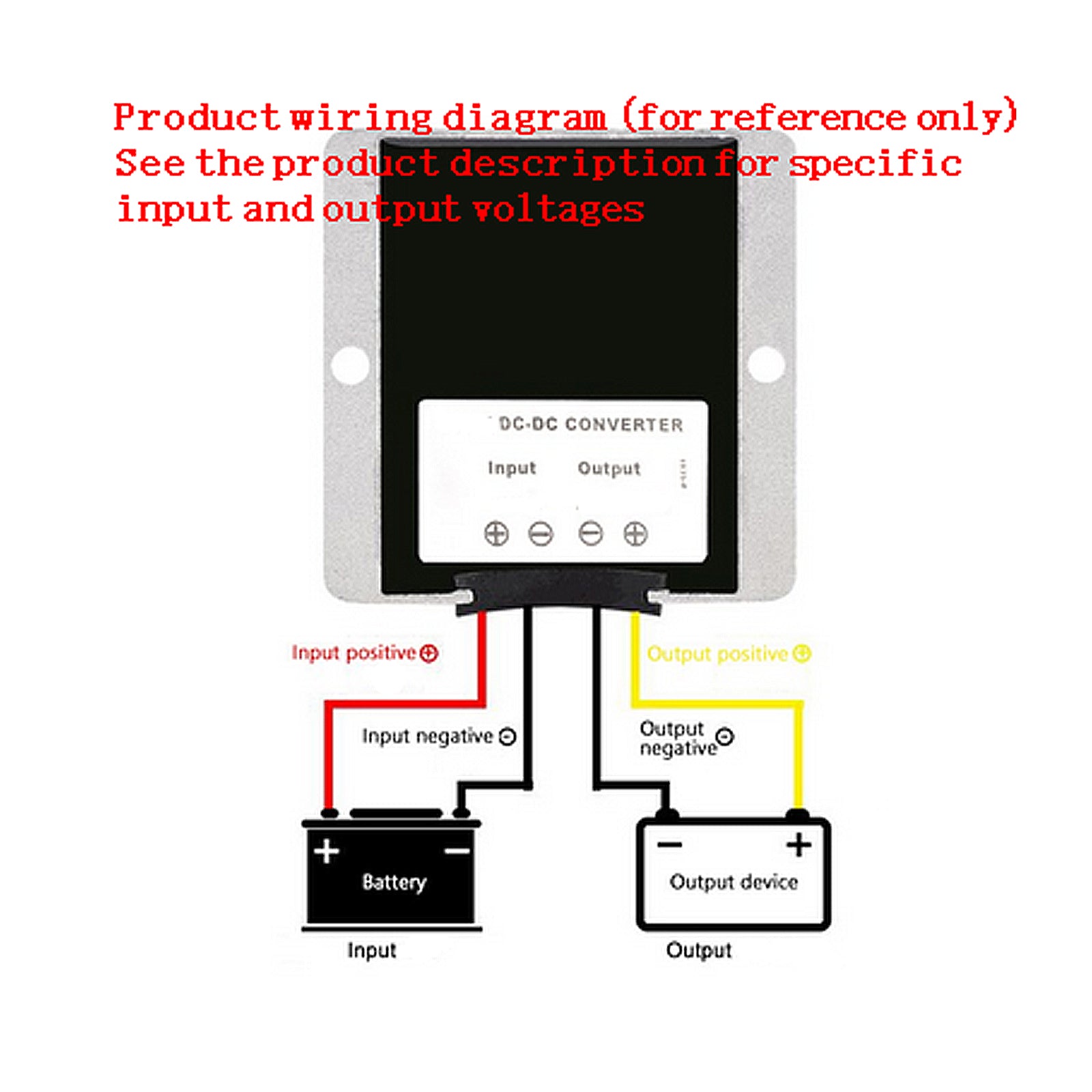 Régulateur convertisseur DC/DC étanche 12V jusqu'à 15V 8A 120W