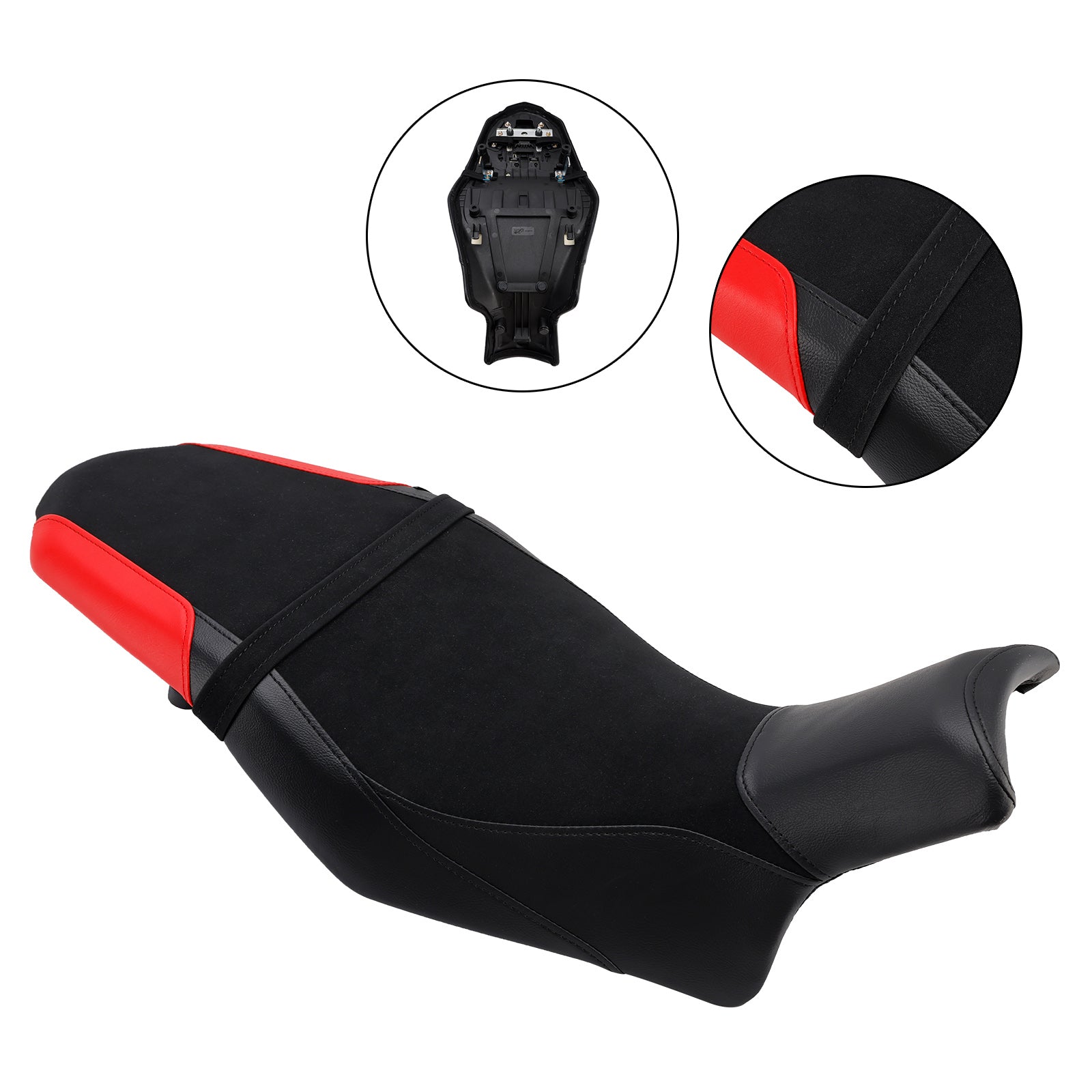 2019-2024 Suzuki Katana Complete Cushion Rider Passenger Seat +20Mm Black