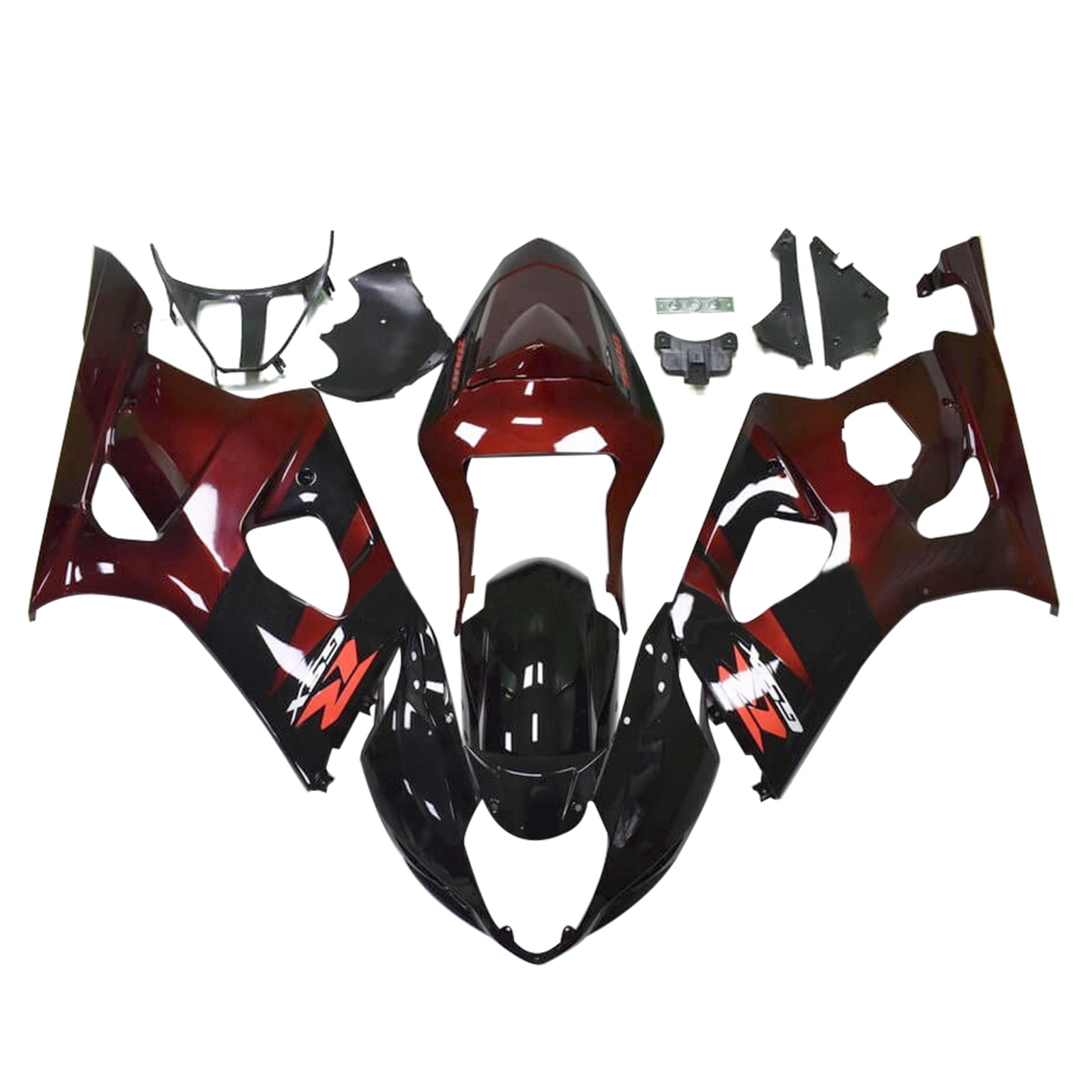 2003-2004 Suzuki GSXR1000 K3 Injection Fairing Kit Karosseri Plast ABS