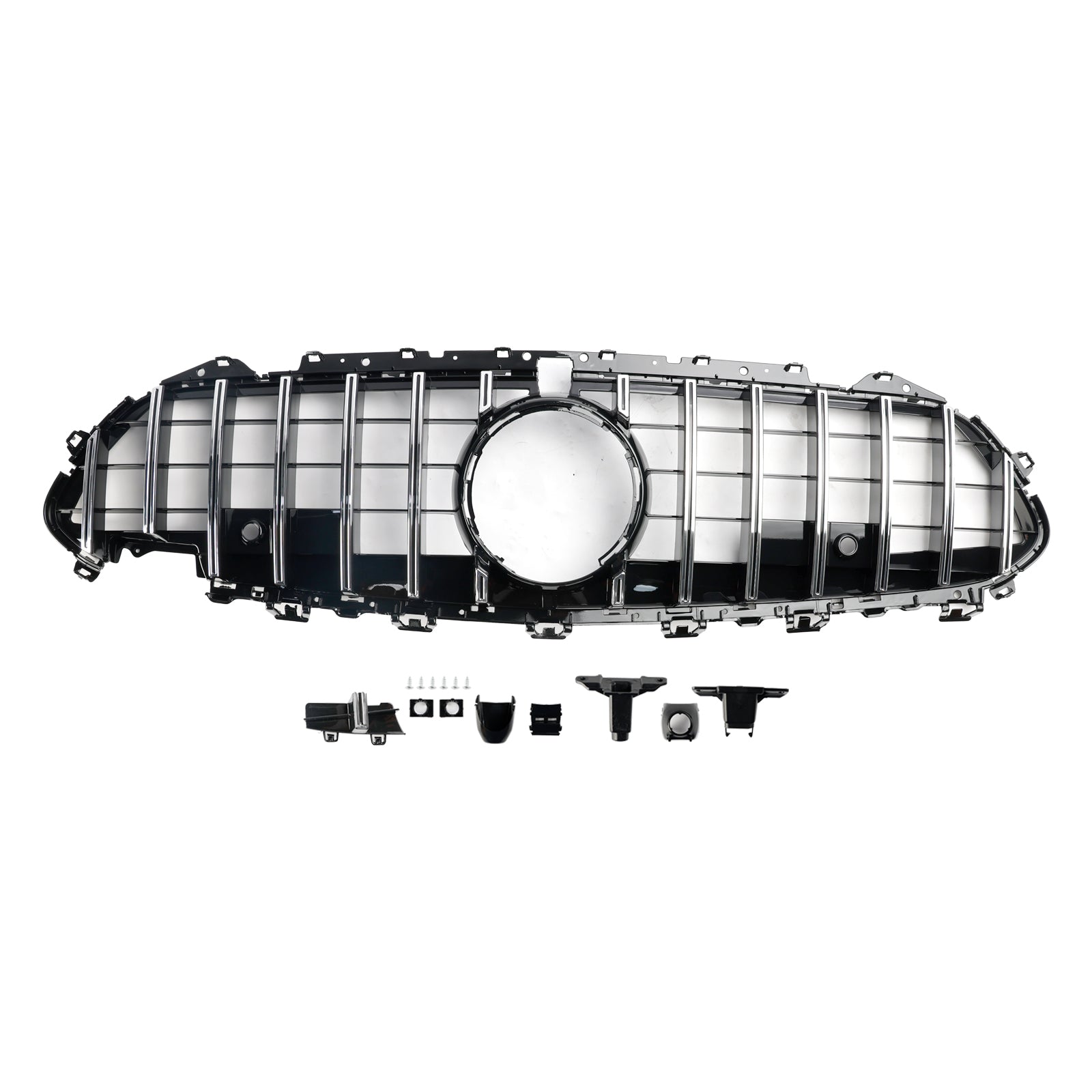 2018 2019 2020 2021 2022 2023 2024 Mercedes CLS C257 W257 Chrómová mriežka predného nárazníka pre kupé