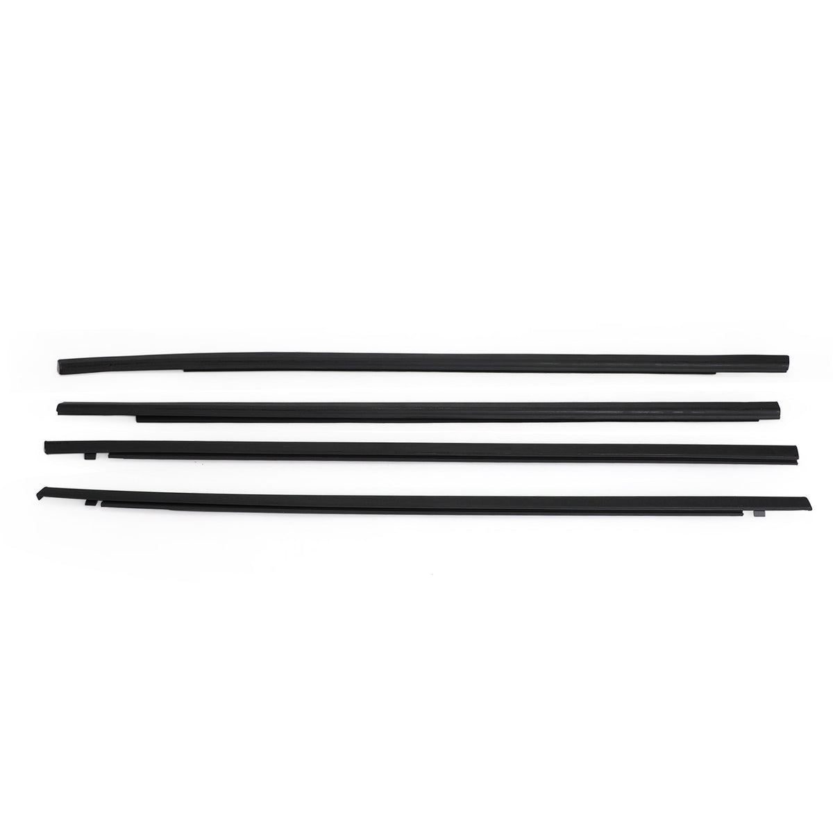 2016-2021 Honda Civic Weatherstrip Window Moulding Trim Seal Belt 4Pcs Generic