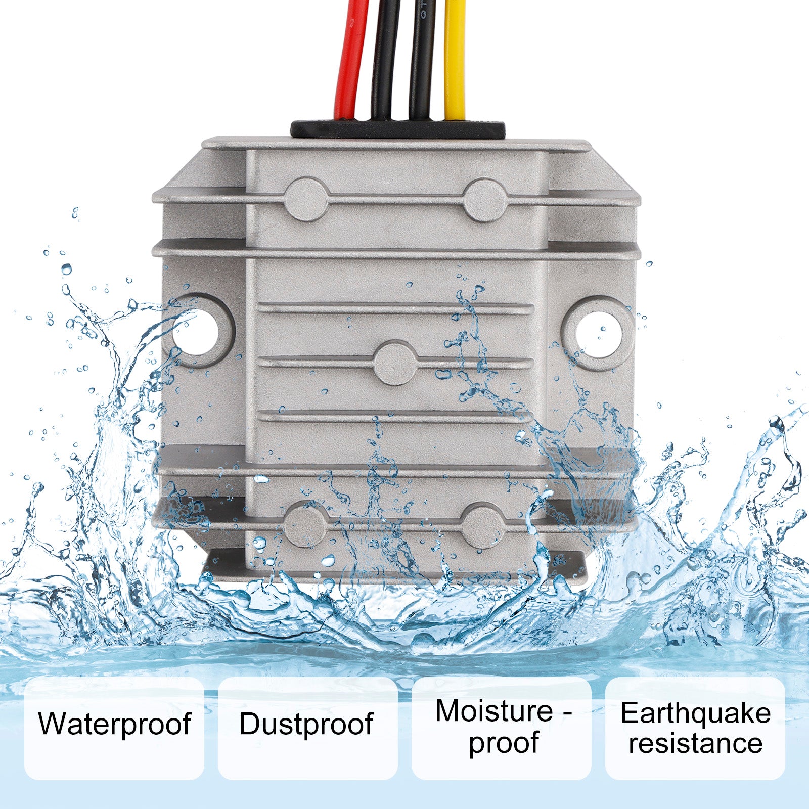Regulador convertidor de fuente de alimentación reductor impermeable DC 11-90V a 5V 3A 15W