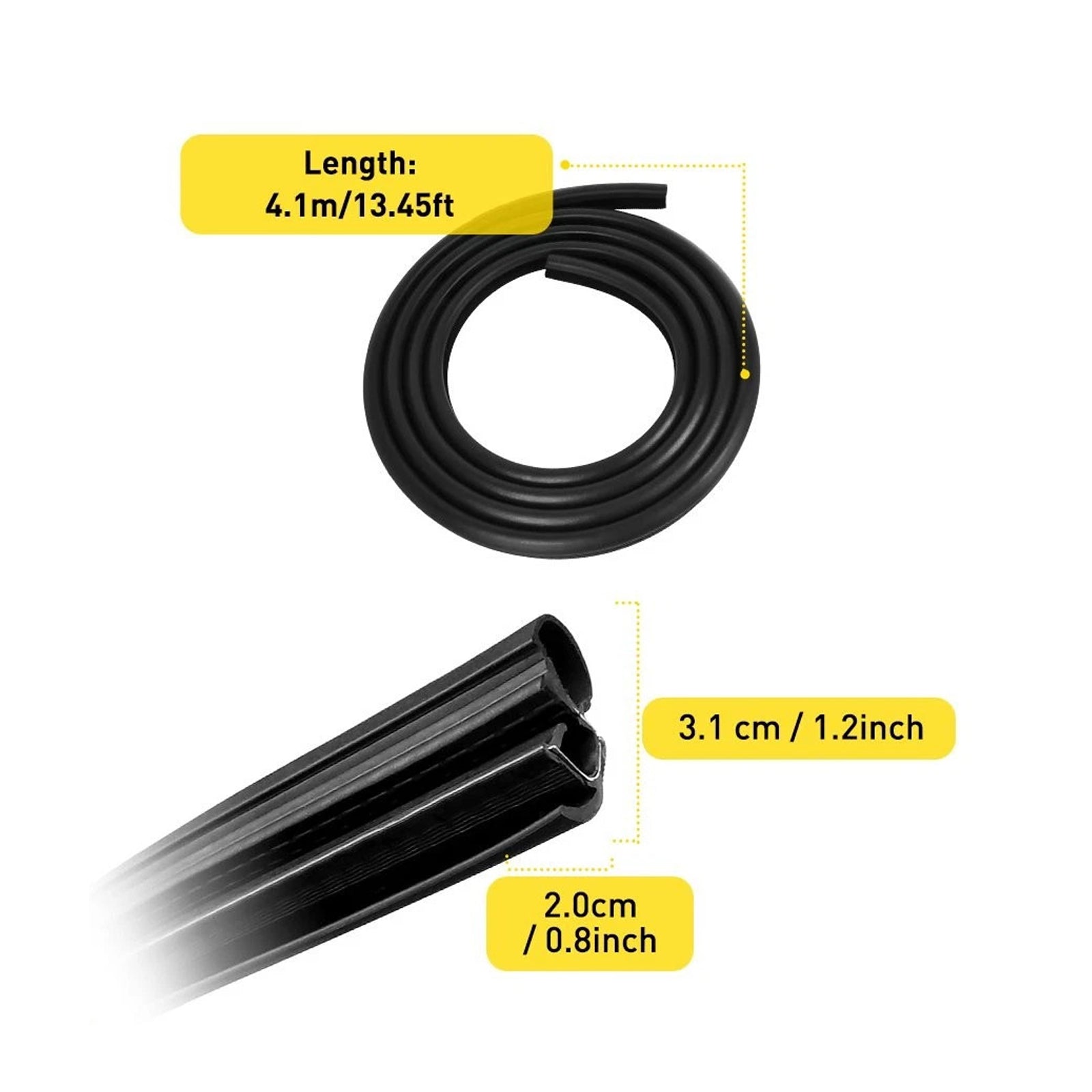 2X Front L+R Door Rubber Seal Weatherstrip For BMW 3 Series 1991-2011 5 Door