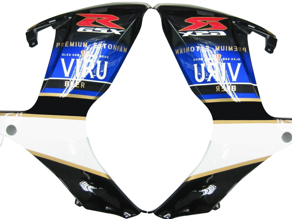 2006-2007 Suzuki GSXR 600 750 Black Blur Viru Beer Racing Fairings Generic