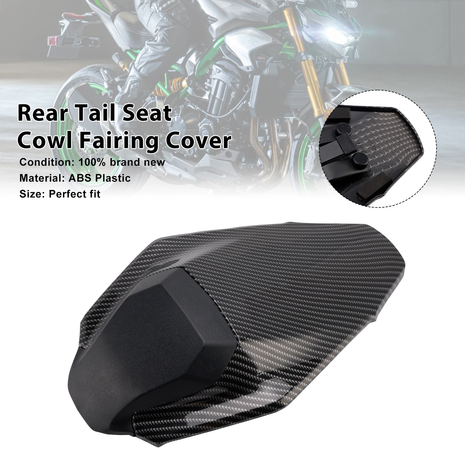 Rear Tail Seat Cowl Fairing Cover For Kawasaki Z900 Z900SE 2025-2026