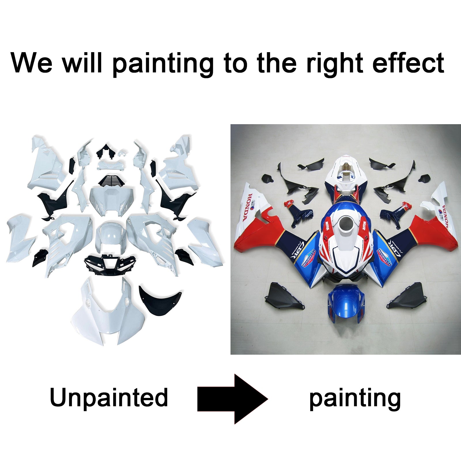 Injection Fairing Kit Bodywork Plastic ABS For Honda CBR1000RR-R 2020-2023