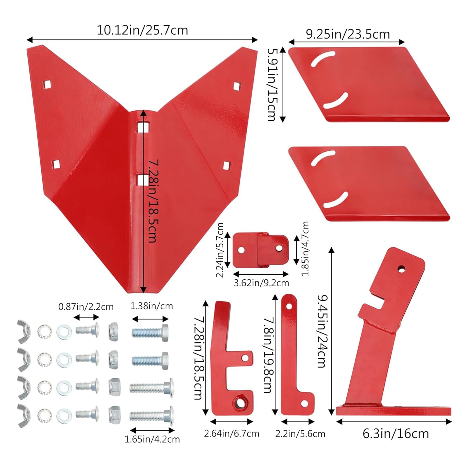 15683 Hiller Furrower Kit For Land Cultivation Rear Tine Tillers Adjustable Wing