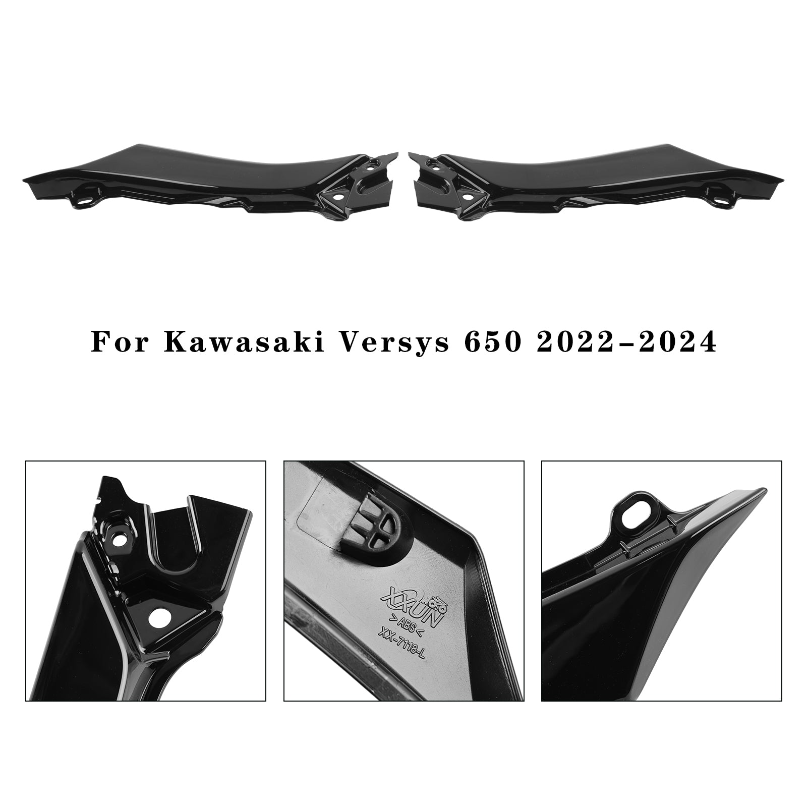 2022-2024 Kawasaki Versys 650 KLE650 Side Seat Fairing Panel Cowl