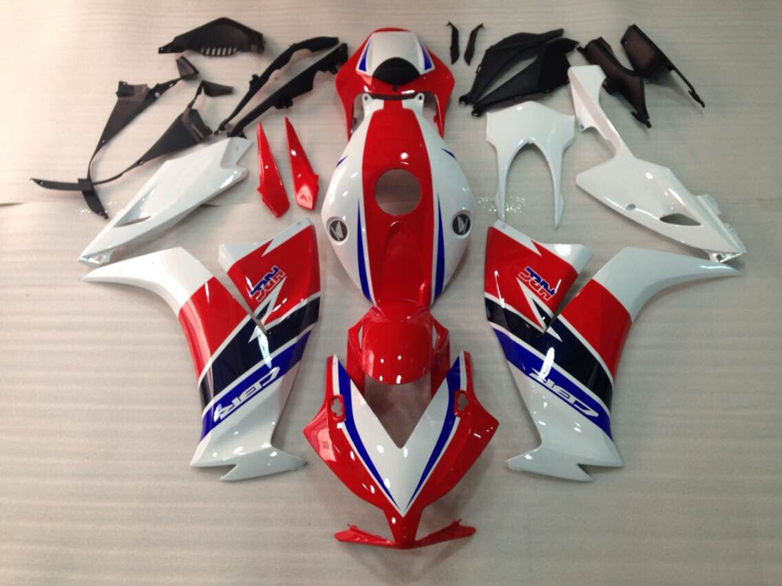 2012-2016 Honda CBR1000RR Amotopart Fairings HRC White Red Blue Racing Customs Fairing