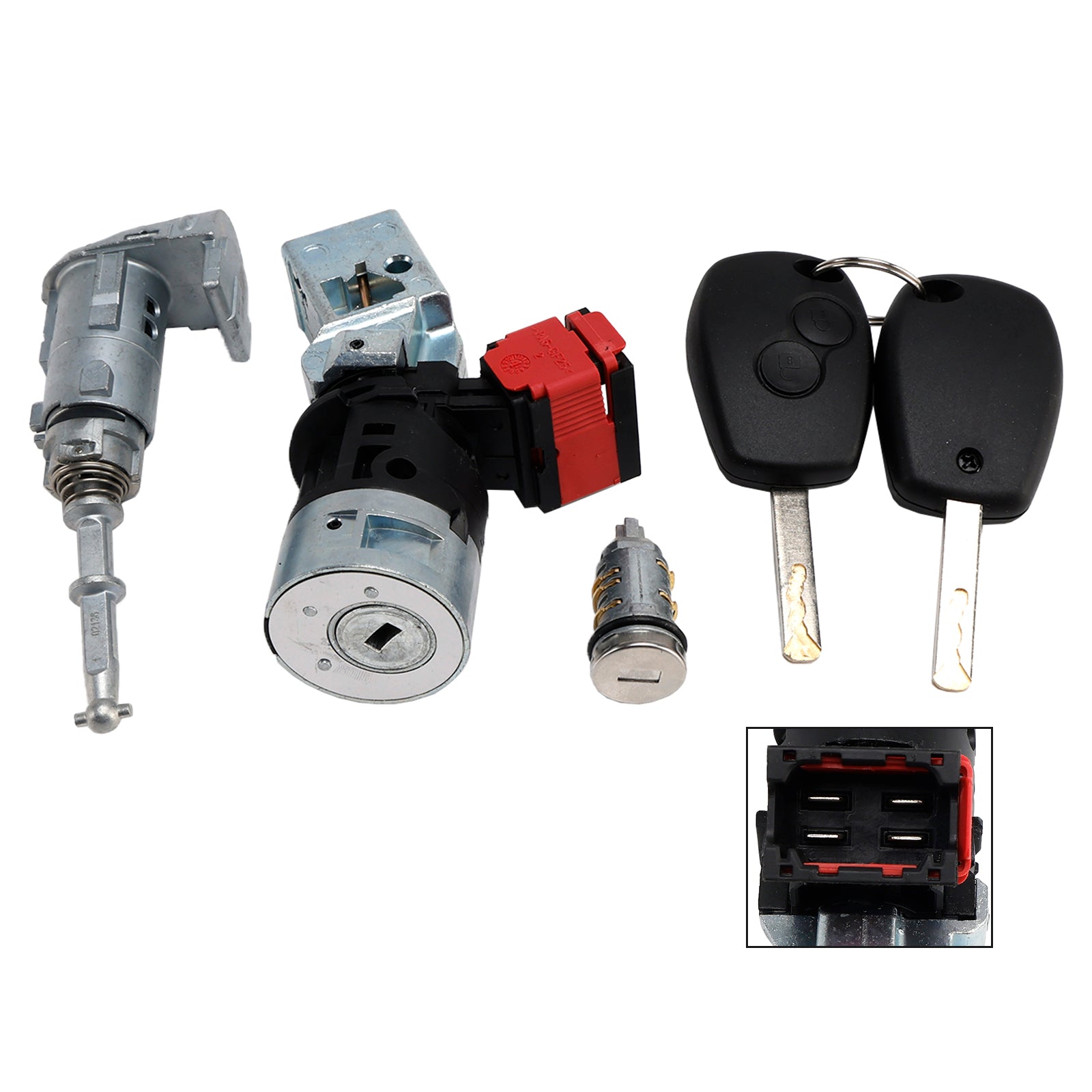 Ignition Lock cylinder W/2 Keys 806012544R For Renault Kangoo II Master III