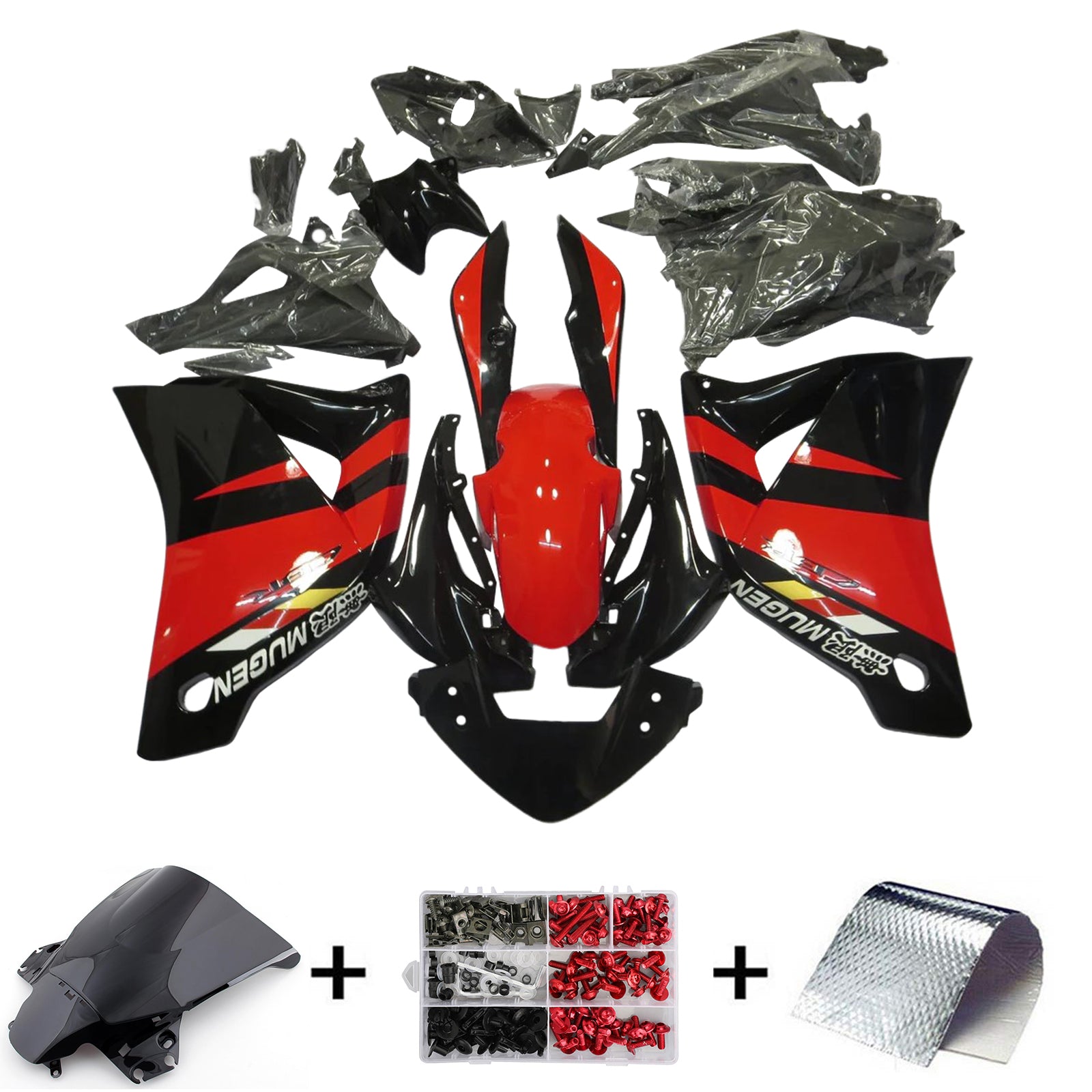 Kit de carénage d'injection Honda CBR250R 2011-2015, carrosserie en plastique ABS