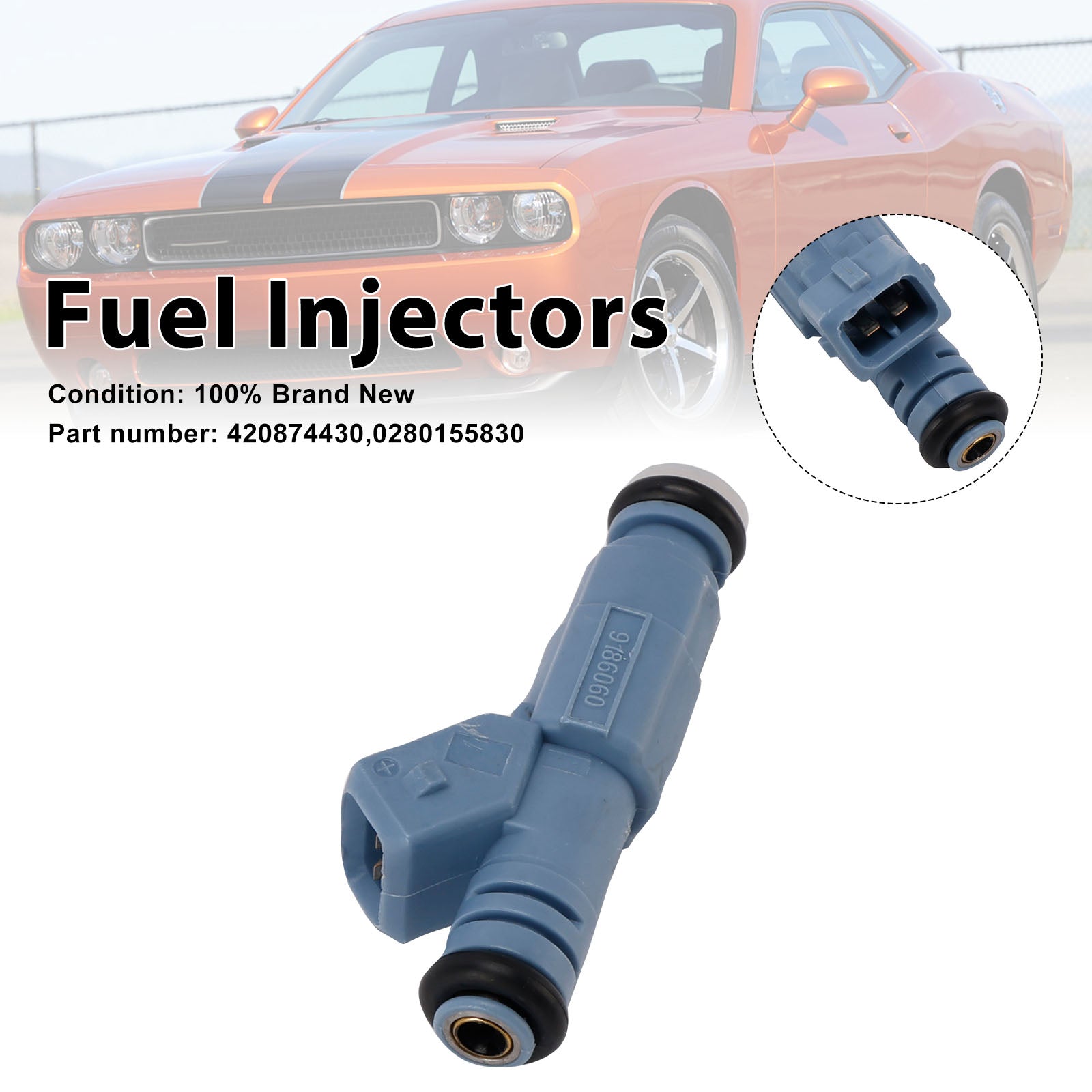 420874430 Fuel Injectors 0280155830 For Sea-Doo GTI SE GTI 130 06-11