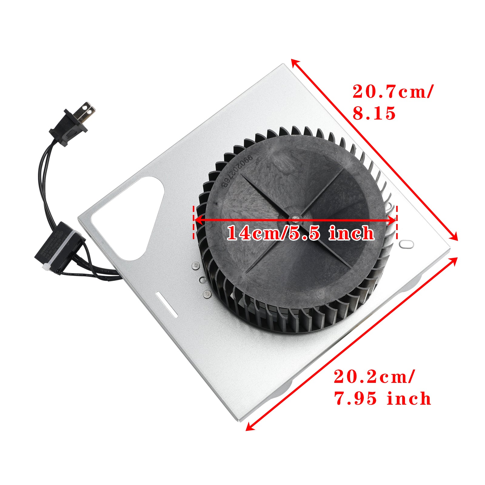 S97015162 Verbeterde stillere motor 110 CFM / 4,0 Sones voor model HD80-serie