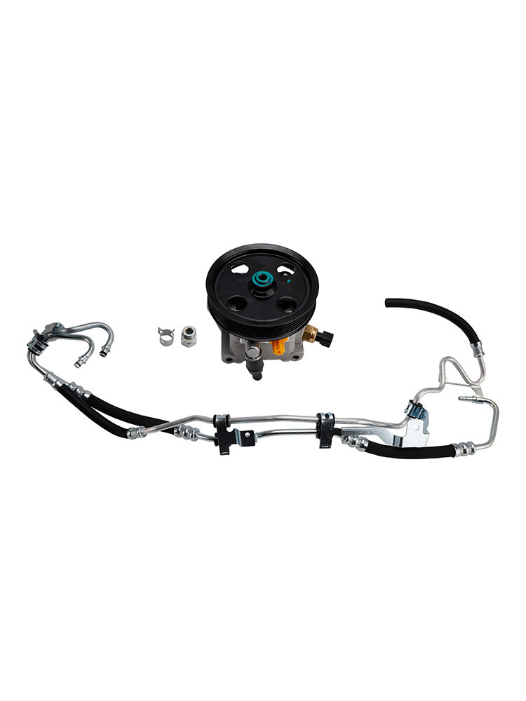 4M513A696AC For Ford Focus 2004-2011 Power Steering Pump + High Pressure Pipe