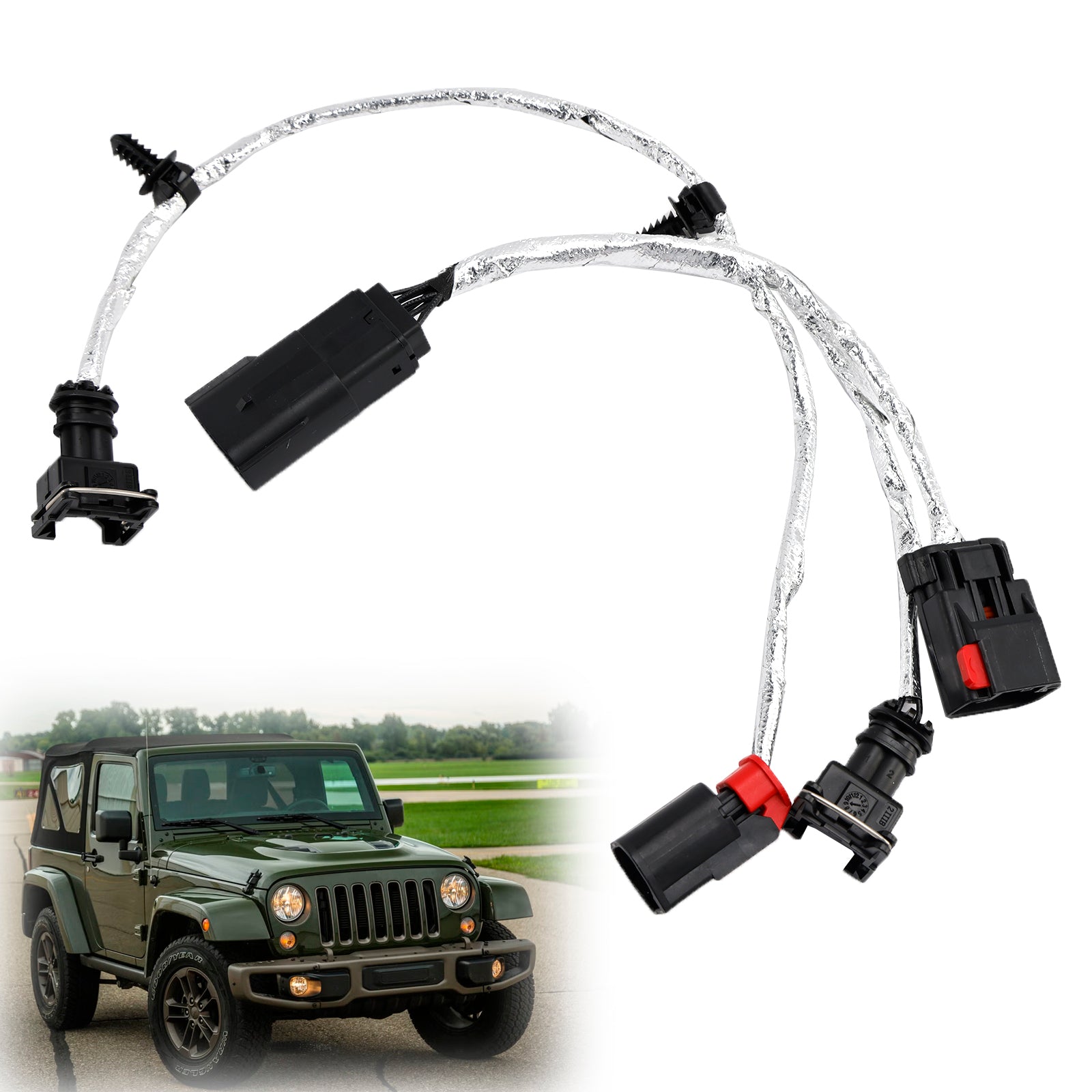 Klop oliedruk  &  temperatuursensorbedrading voor Jeep Wrangler 2012-2016