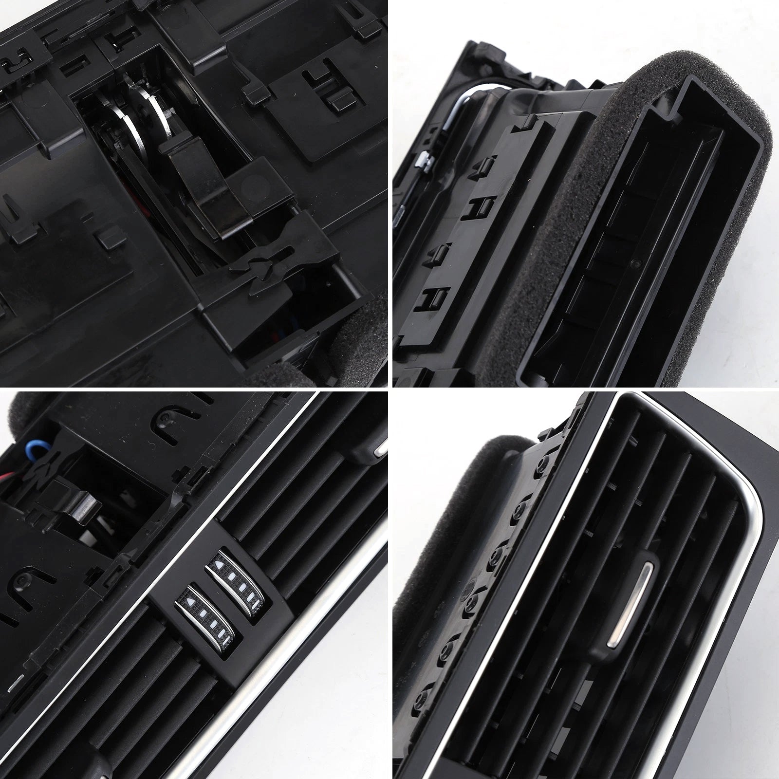 For Audi Q5 8RB 2.0 3.0 TDI quattro 2009-2017 3pcs Center Panel Dash Louver Air Vent A/C Outlet 8R1820901 8R1820951