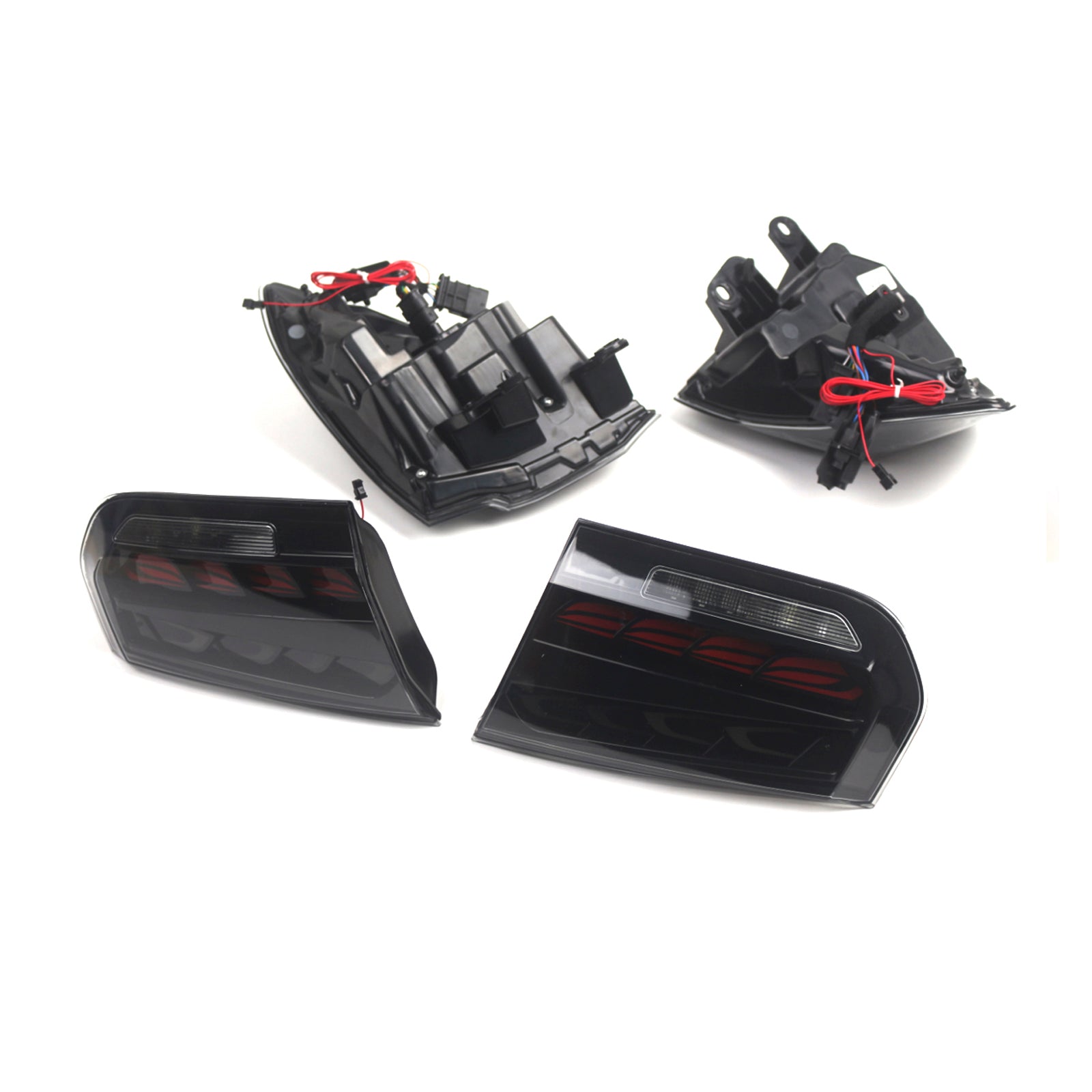 L&Zadné svetlá R s dymovými LED diódami pre BMW 3 F30 F80 M3 2013-2018