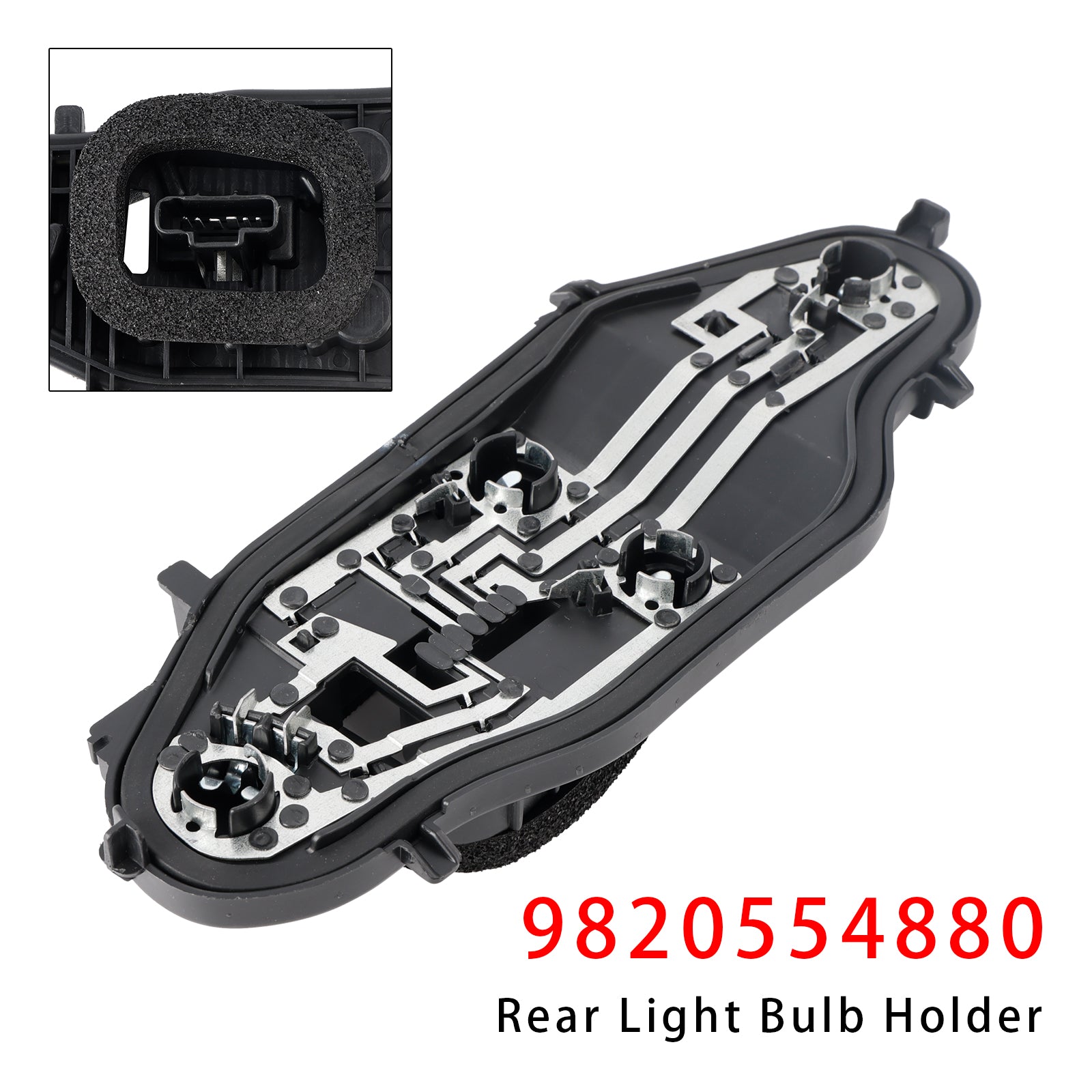 Right Rear Light Bulb Holder For Peugeot Partner Berlingo Combo 2019-2024