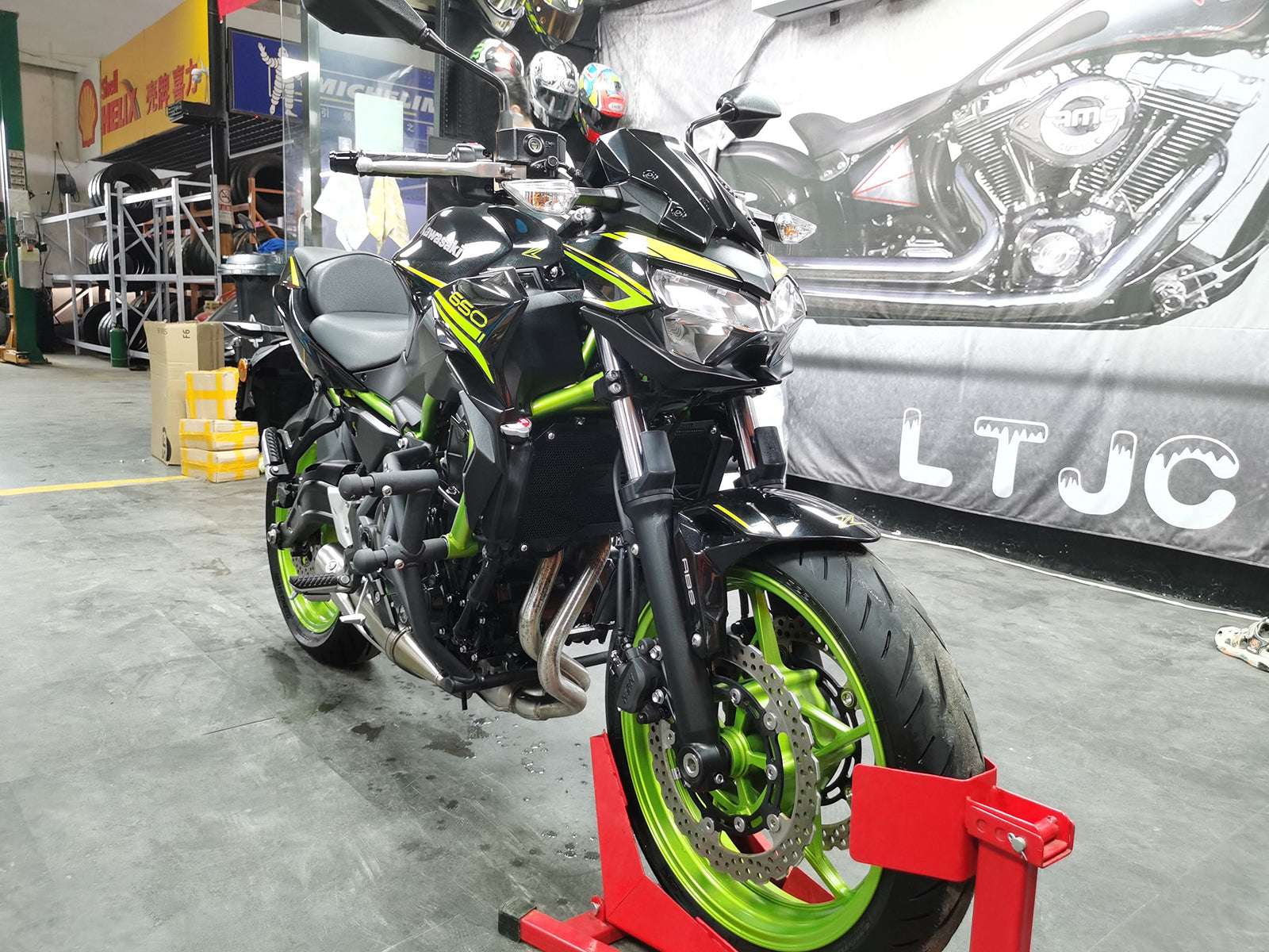 2020-2023 Kawasaki Z650 Injection Fairing Kit Kawasaki Plast ABS