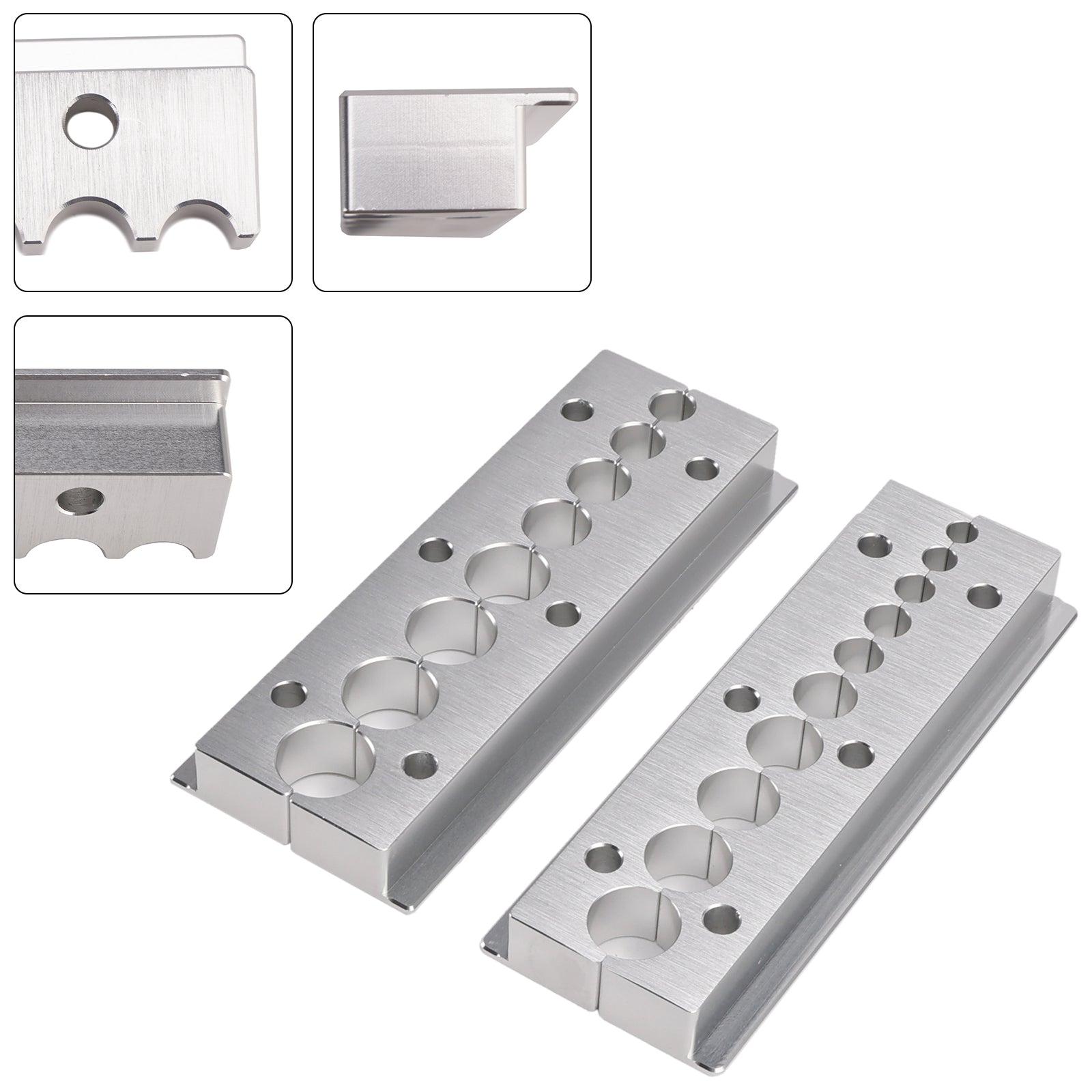 Kit de abrazadera de eje para reconstrucción de eje de tornillo de banco/soporte de varilla, 18 tamaños, 7,4mm-19mm para fox