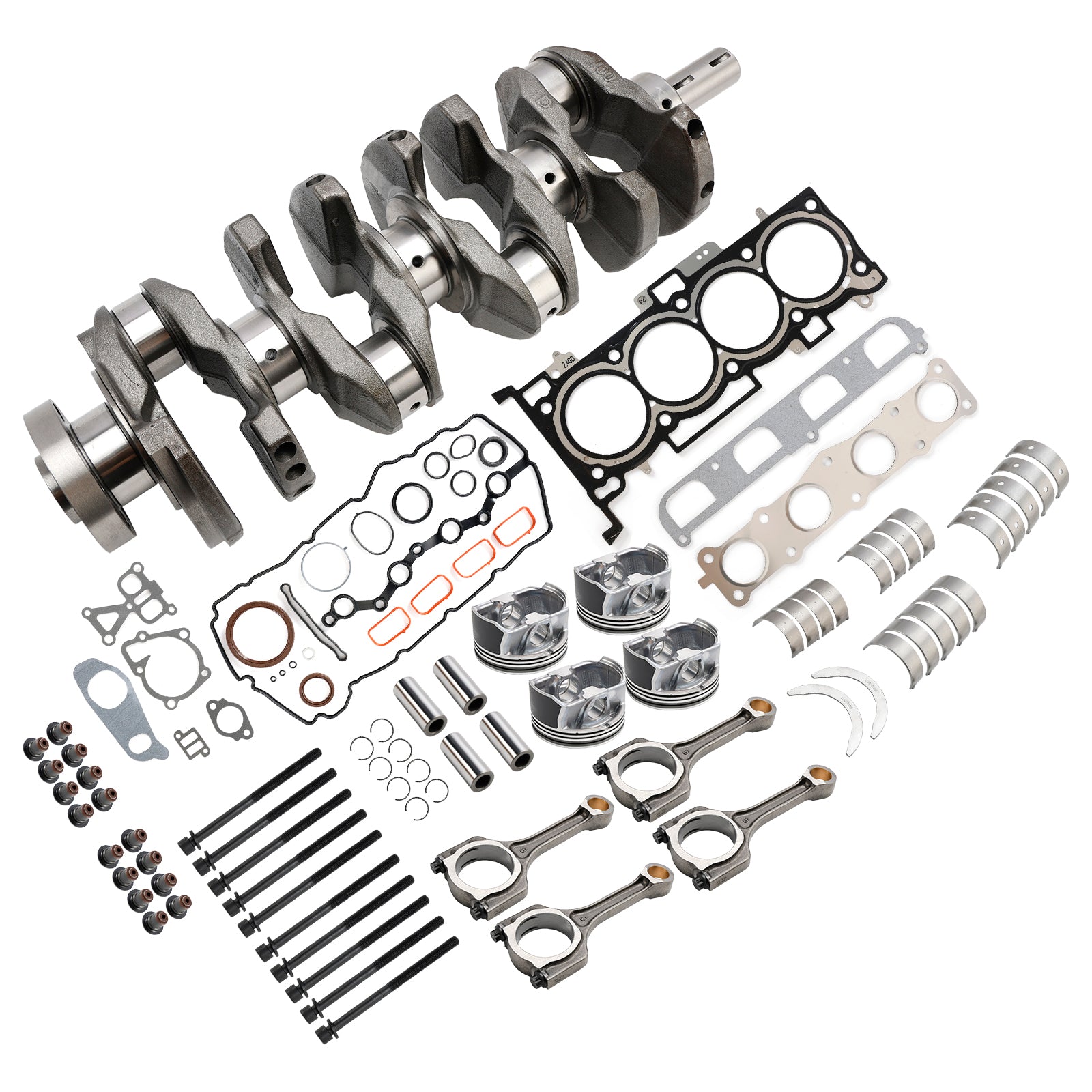 HYUNDAI KIA Sorento G4KJ 2.4L Engine Overhaul Rebuild Kit Crankshaft Rods