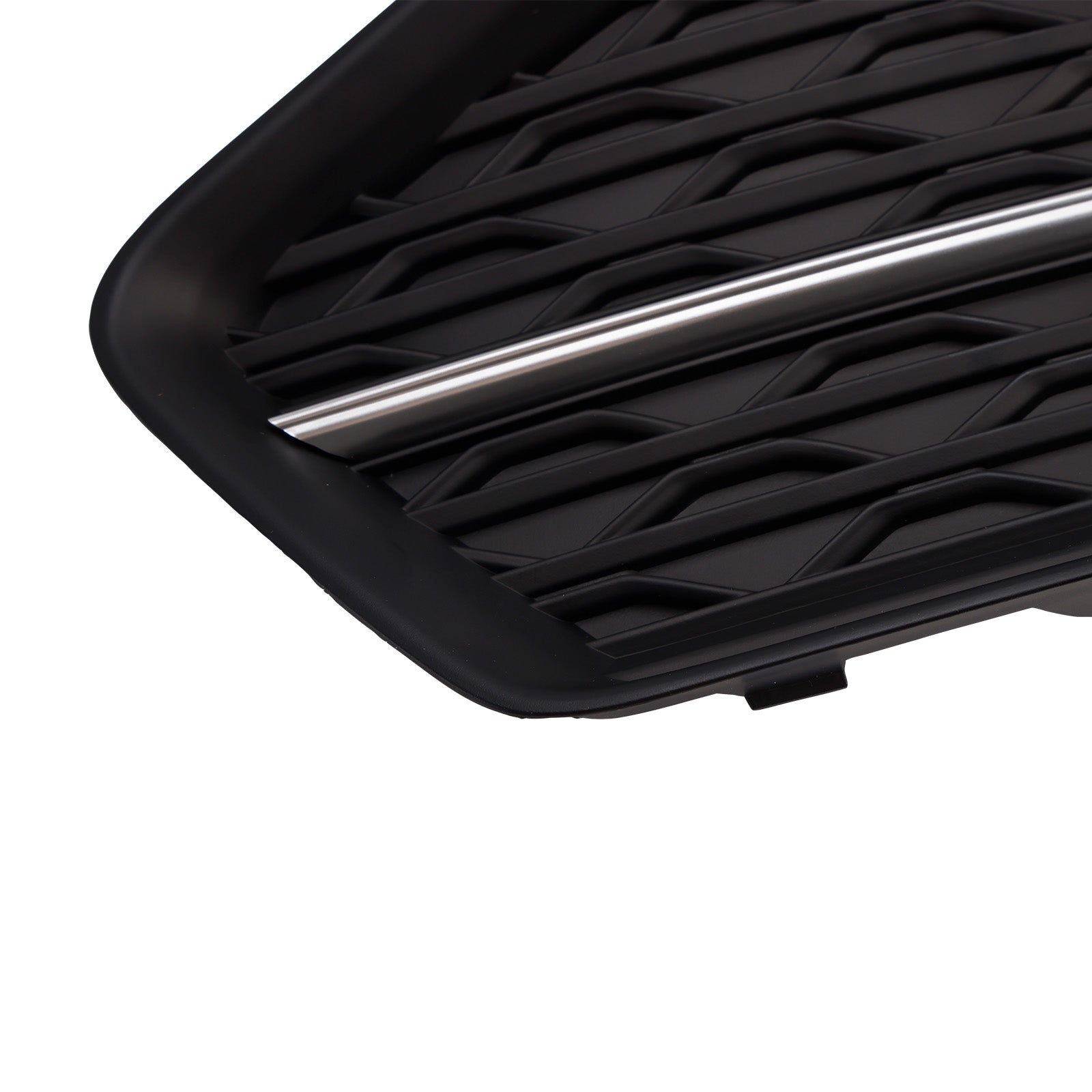 2pcs Bumper de pare-chocs Grille de brouillard Couvercle lumineux ajustement AUDI A6 C8 2019-2023