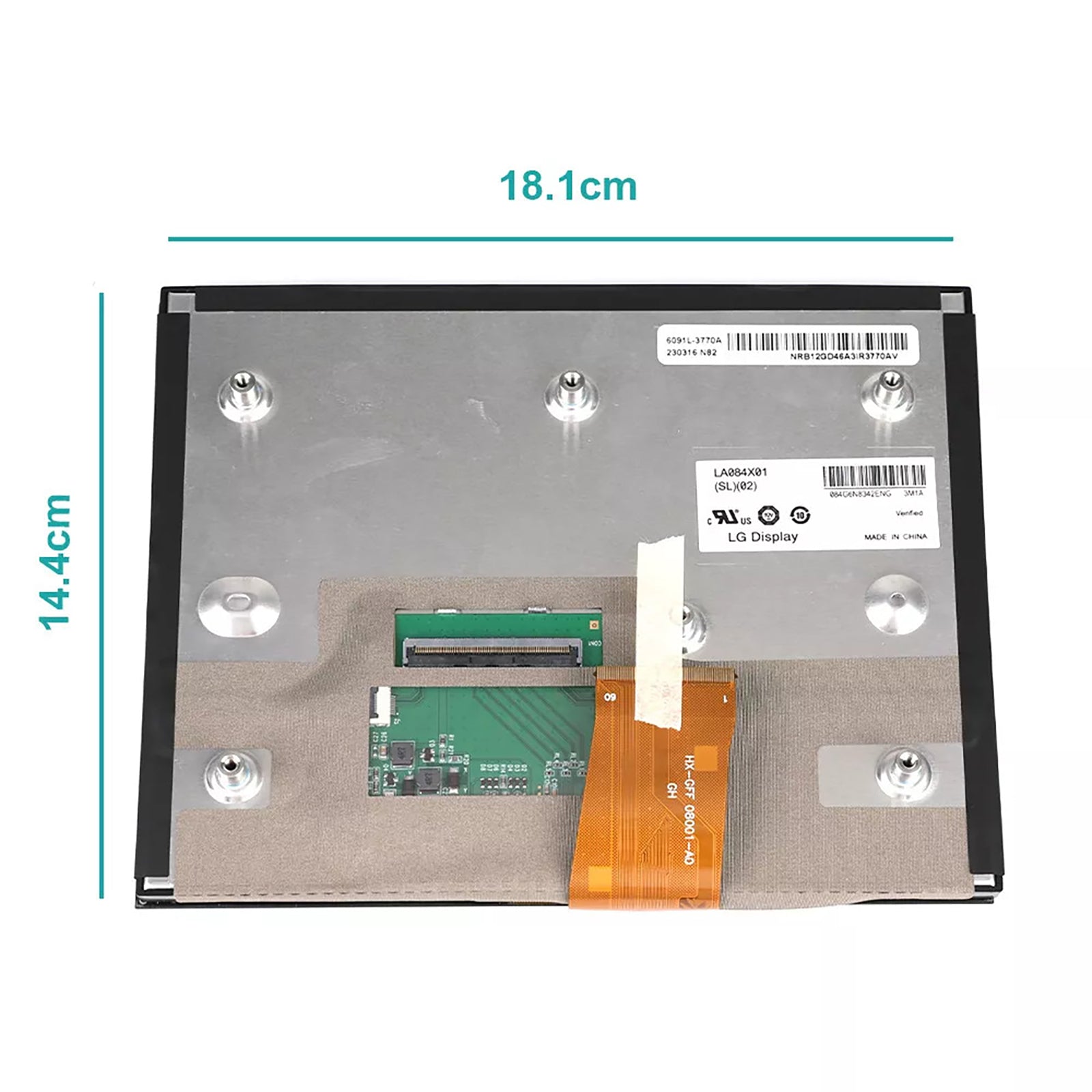 2017-2020 Chrysler 200 300 8,4-inch Uconnect LCD-aanraakscherm LA084X01