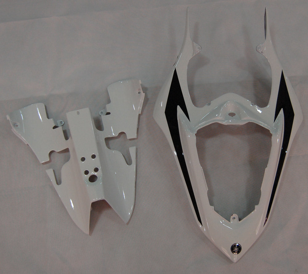 2007-2008 Yamaha YZF-R1 Black White Racing Fairings Generic