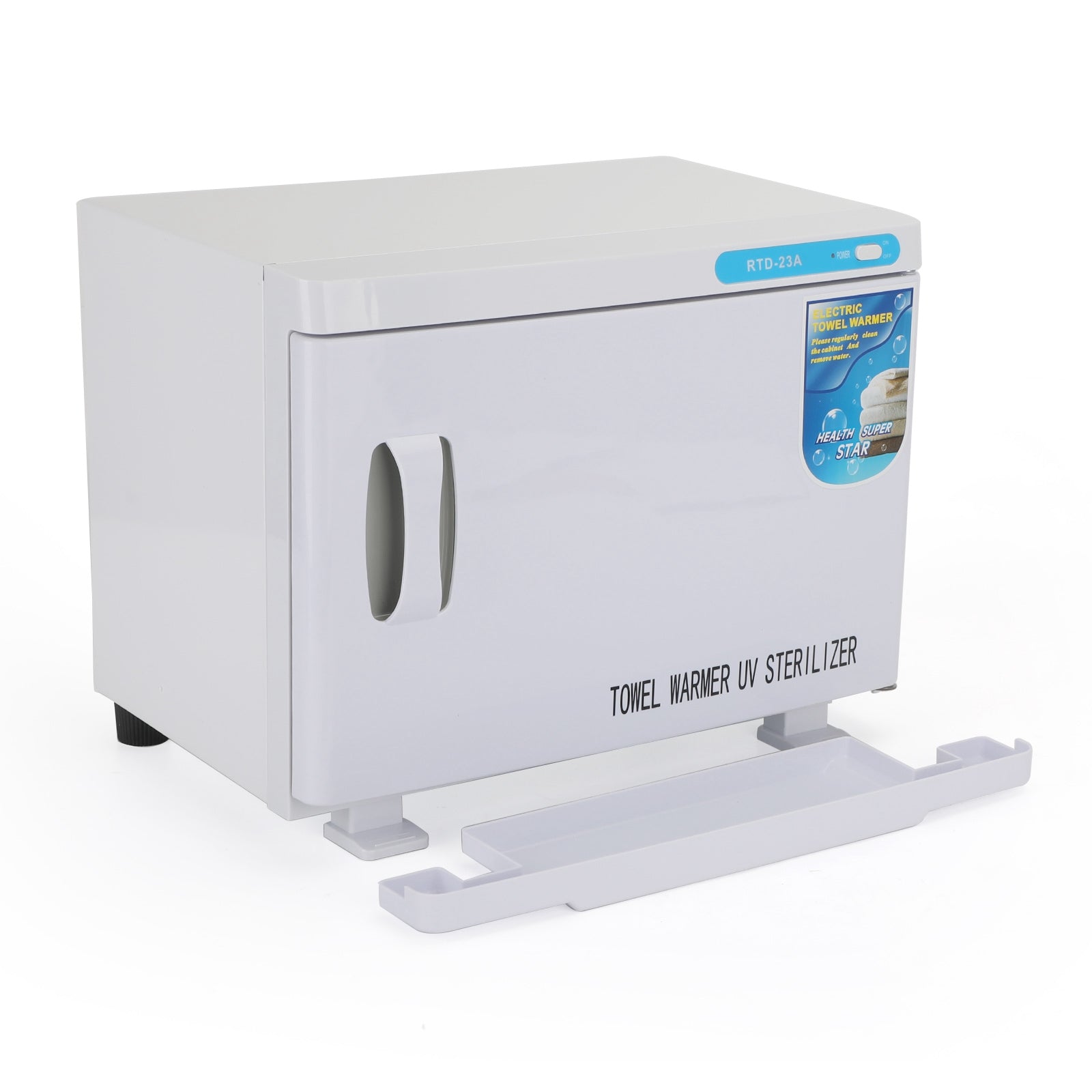 Boîte de stérilisation UV 23L, armoire chauffante pour serviettes chaudes, équipement de beauté pour Salon du visage