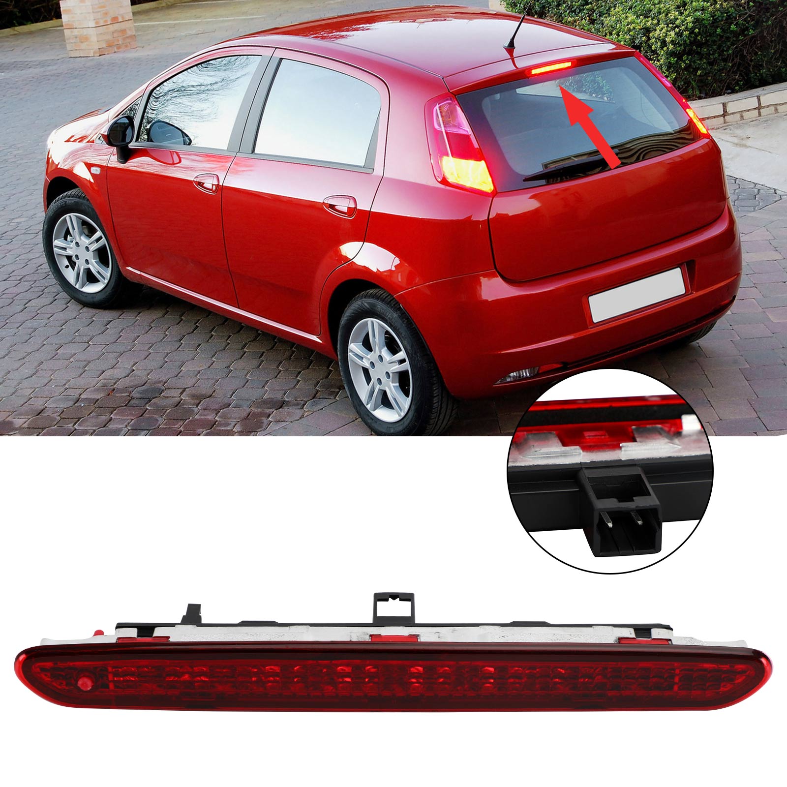 2008-2012 Abarth Grande Punto derde rem-stoplicht stoplicht 51974522