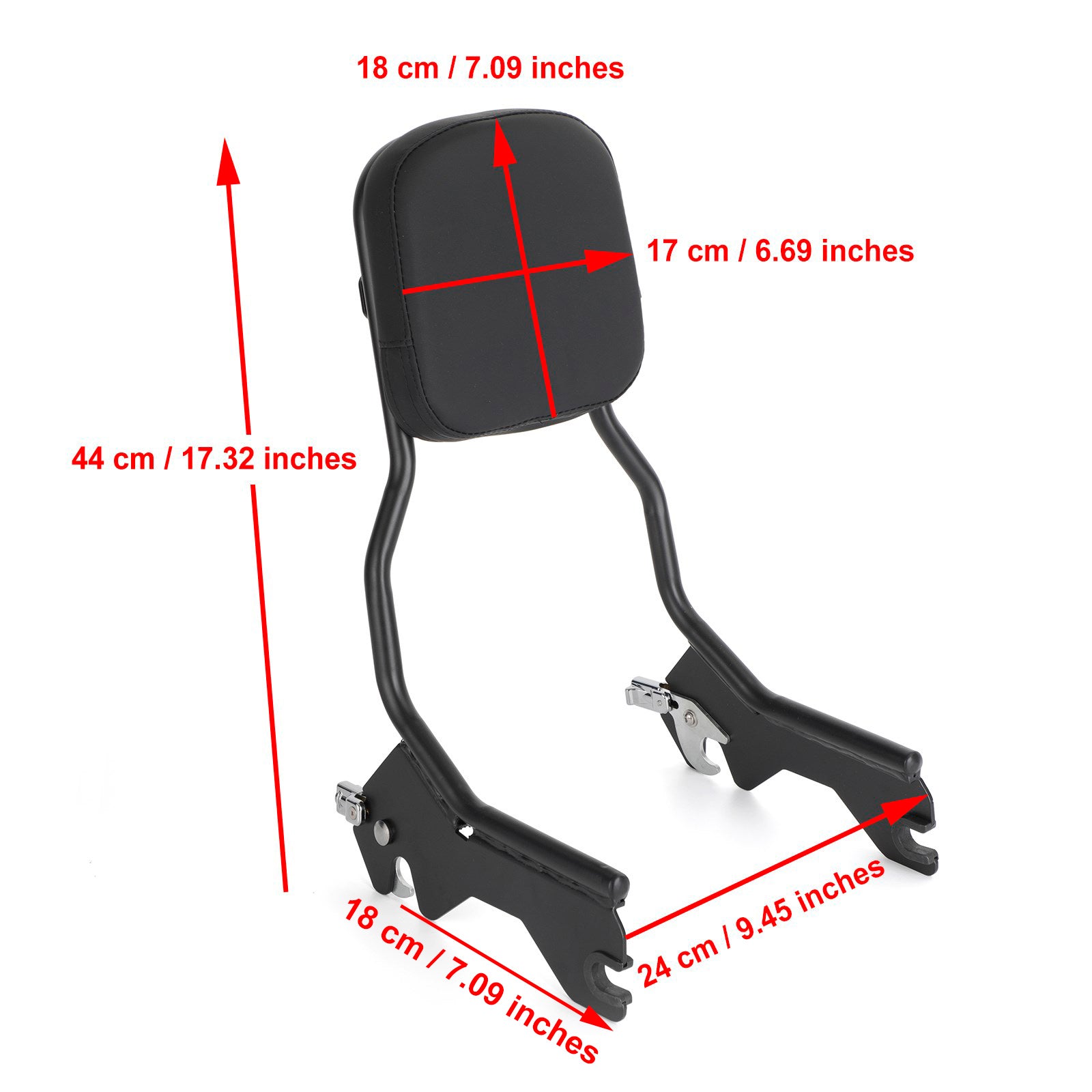 Dossier passager adapté pour Deluxe Heritage Classic Softail Slim FLSL 2018-2020