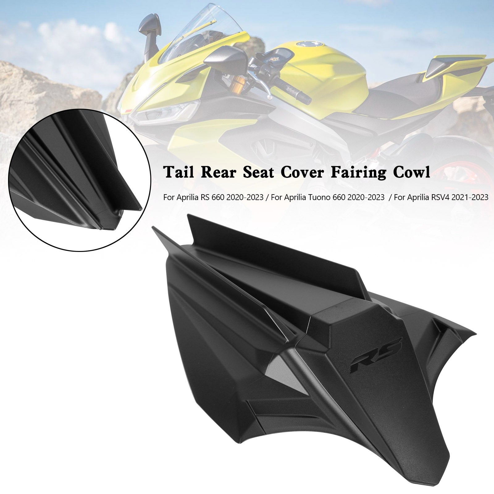 2020-2023 Aprilia Tuono 660 Rear Seat Cover Fairing Cowl