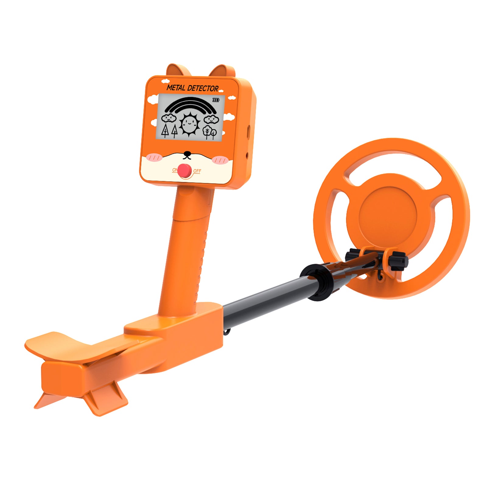 GT260 Kids Treasure Seeker Metaaldetector Waterdicht 6.3" Zoekspoel ORG