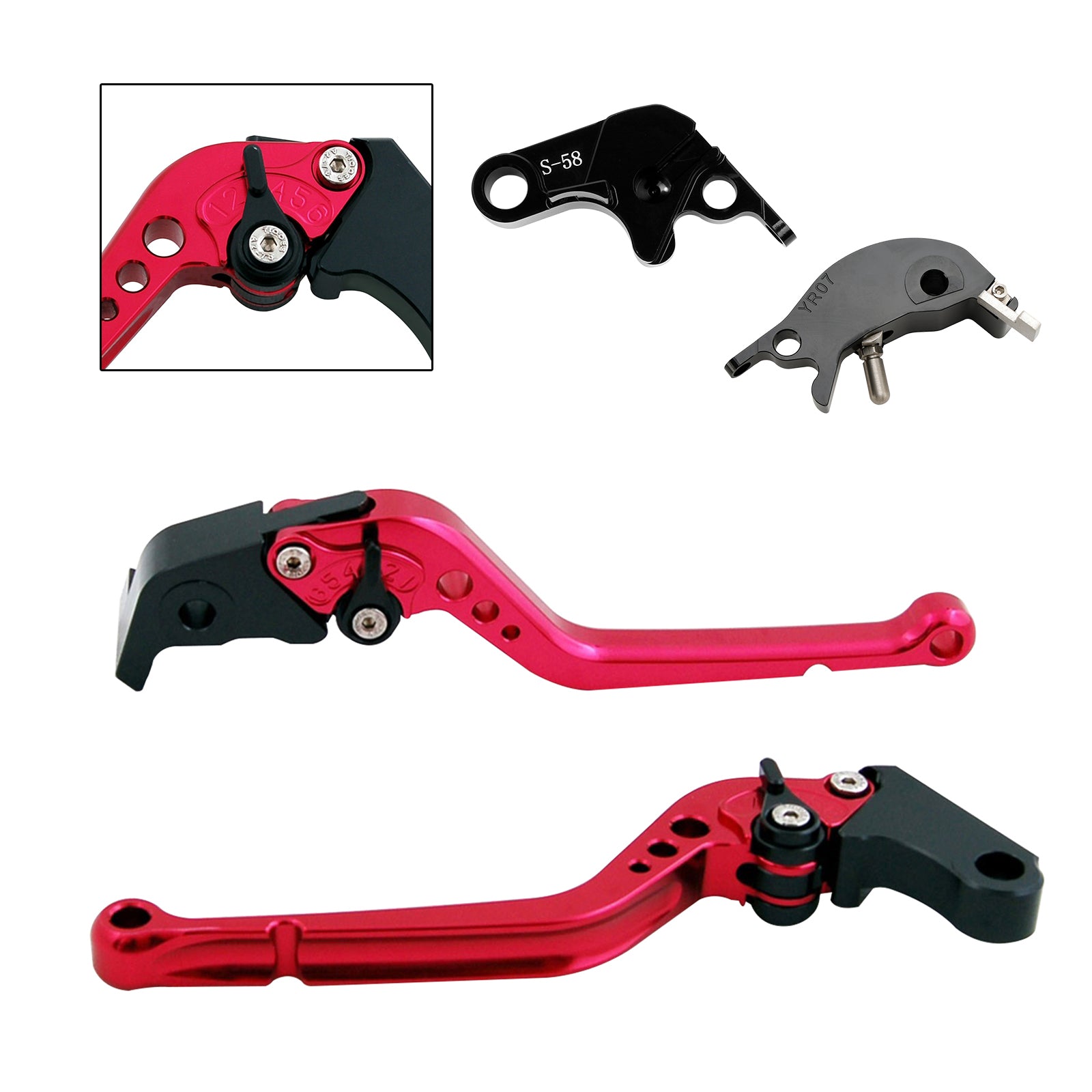 Long Clutch Brake Lever fit for YAMAHA YZF R7 MT-10/SP FZ-10/SP 2022-23