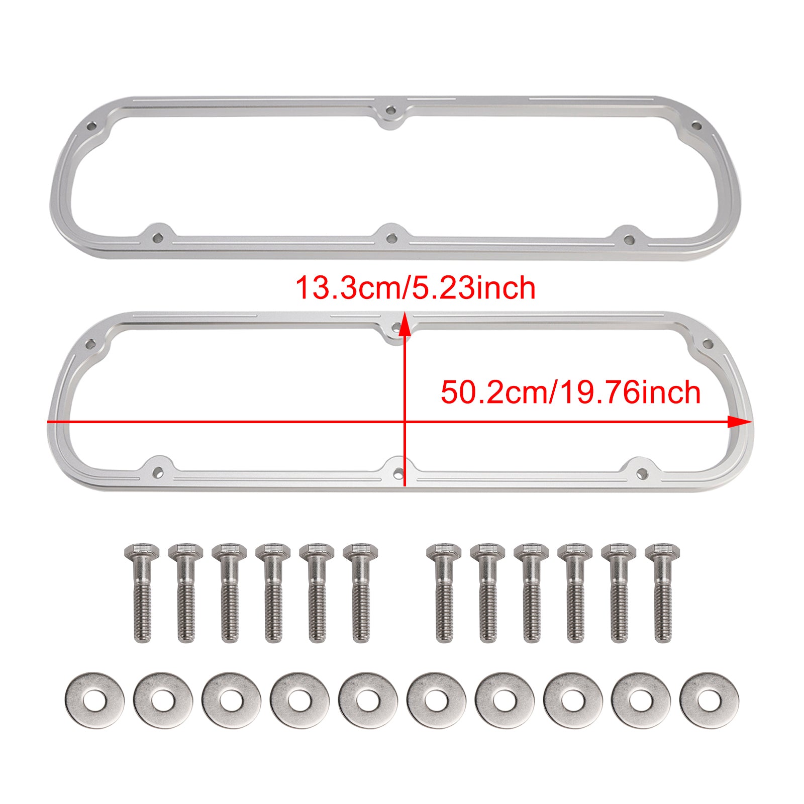 Valve Cover Spacers Kit with Bolts For Ford 1/2 inch Small Block 289 302 351W